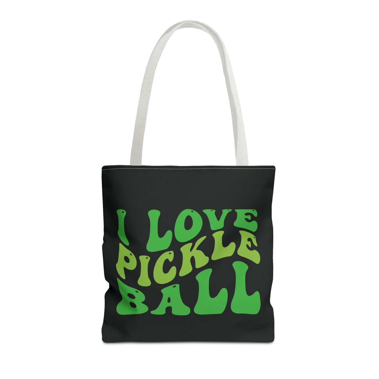 Pickleball Cute Tote Bag - I Love Pickleball White
