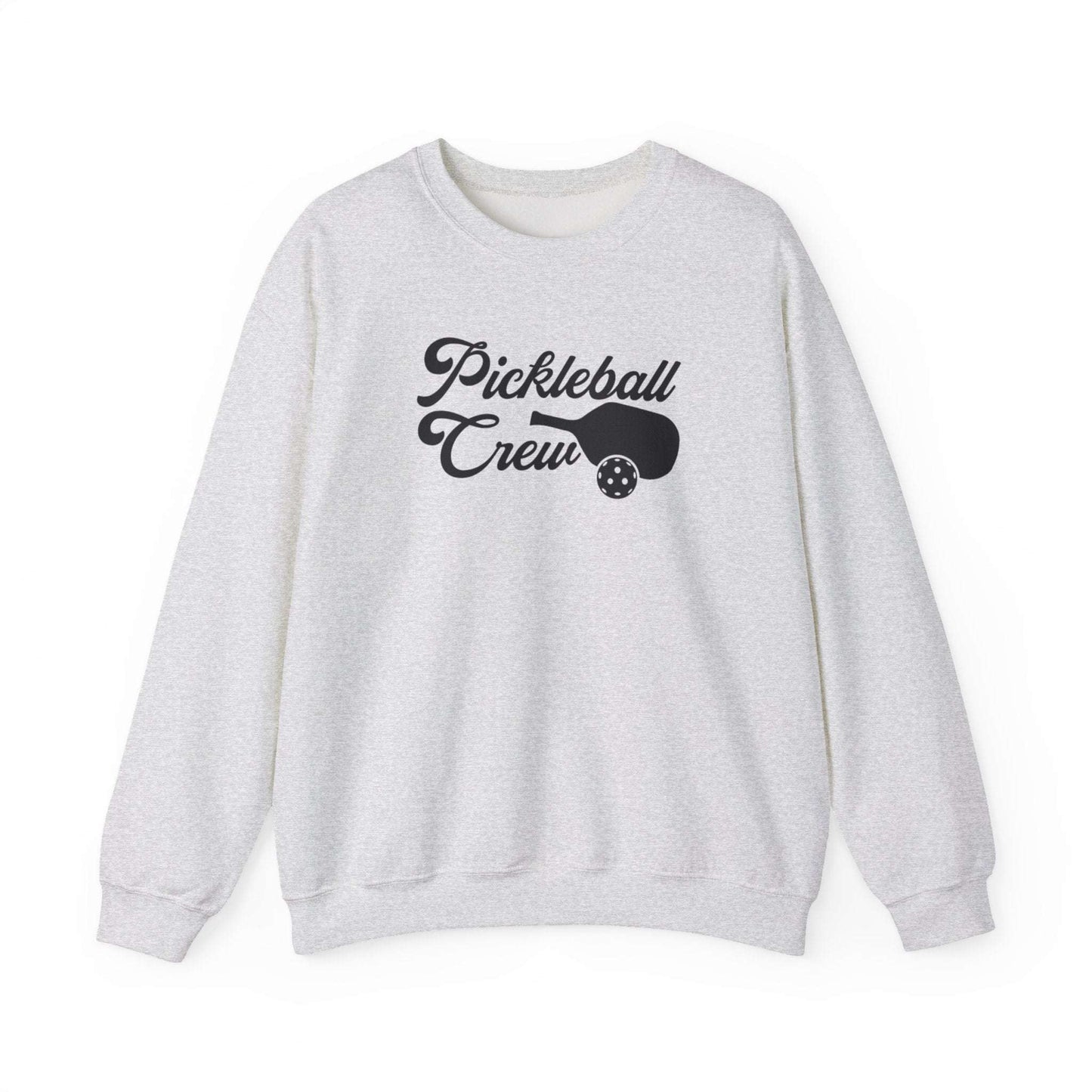 Women's Sporty Pickleball Sweatshirt - Pickleball Crew Gray