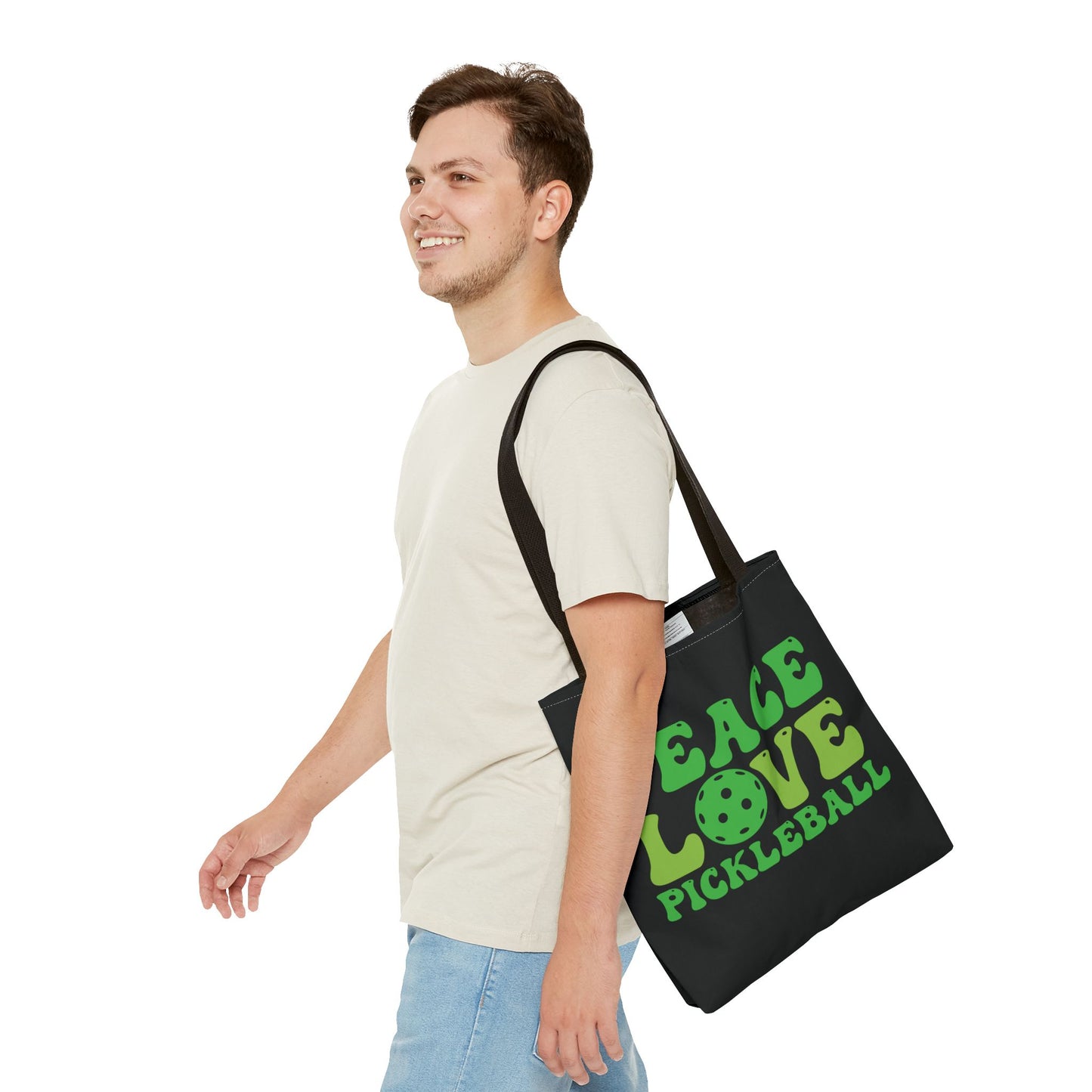 Pickleball Stylish Tote Bag - Peace Love Pickleball