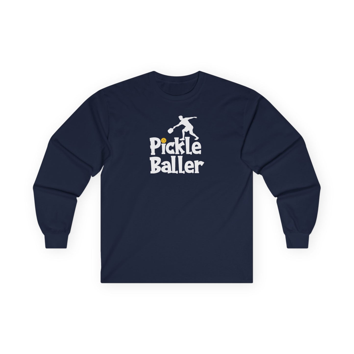 Men's Lightweight Pickleball Long Sleeves top - Pickle Baller Navy