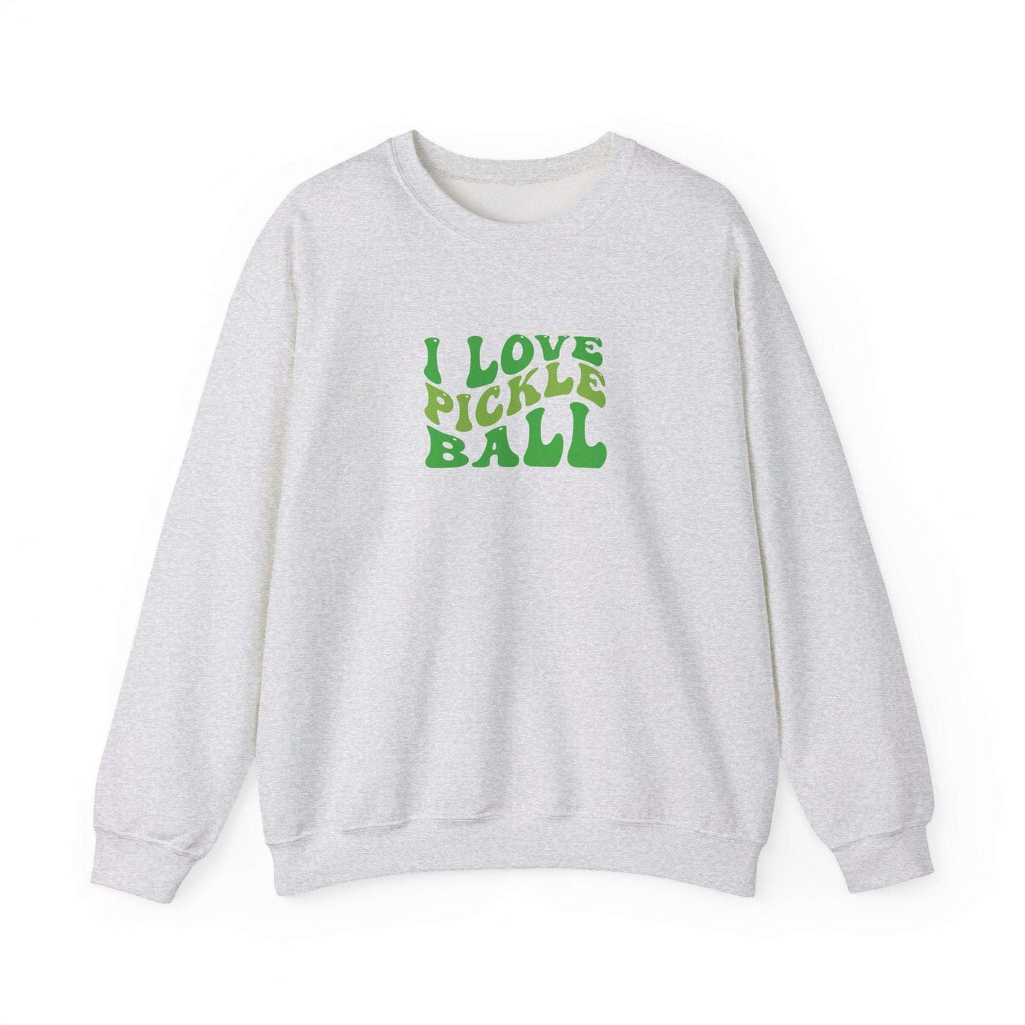 Men's Comfy Pickleball Sweatshirt - I Love Pickleball