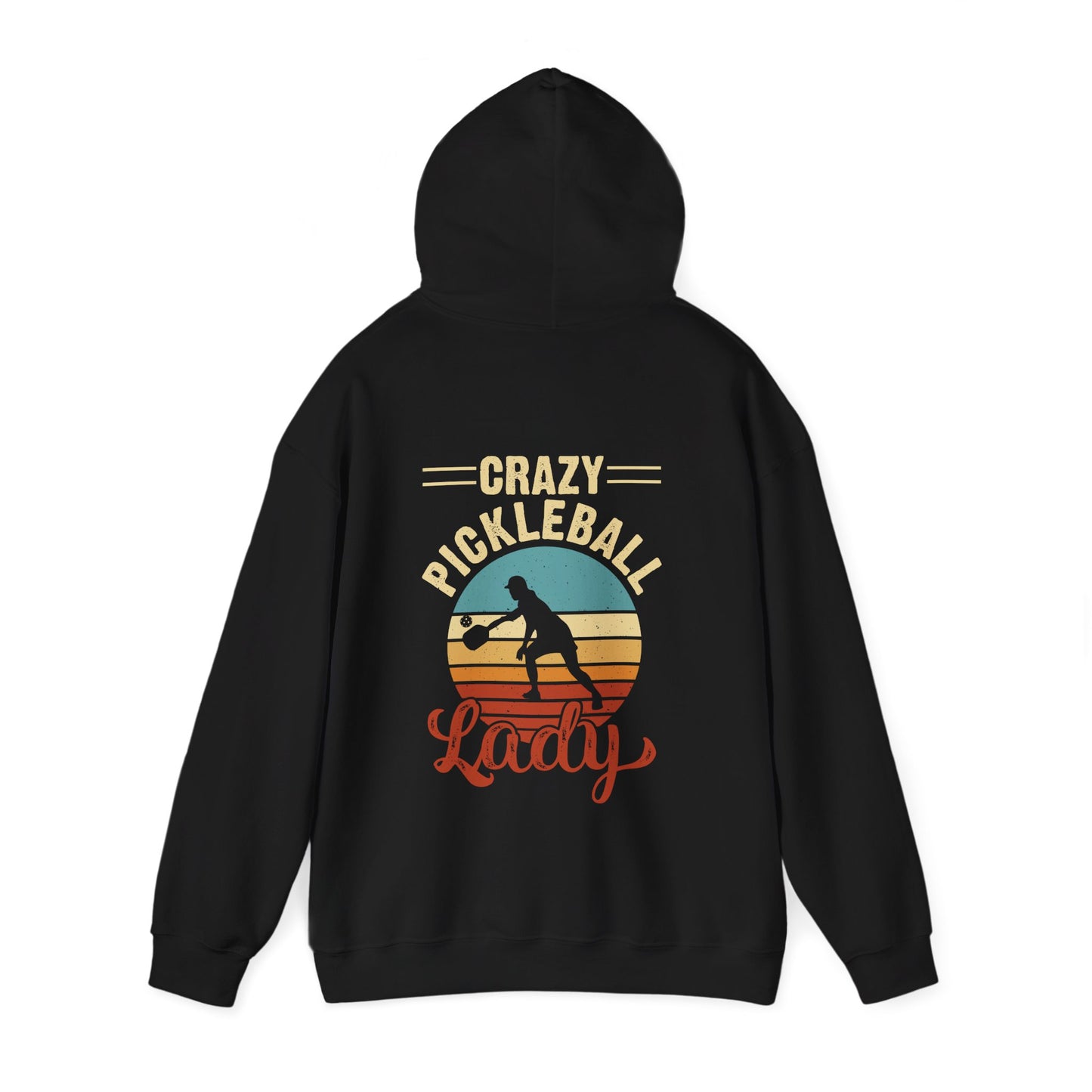 Women's Vibrant Pickleball Hoodie - Crazy Pickleball Lady