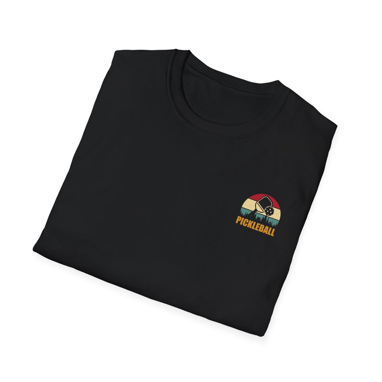 Men's Durable Pickleball T-shirt - Pickleball Is My Retirement Plan