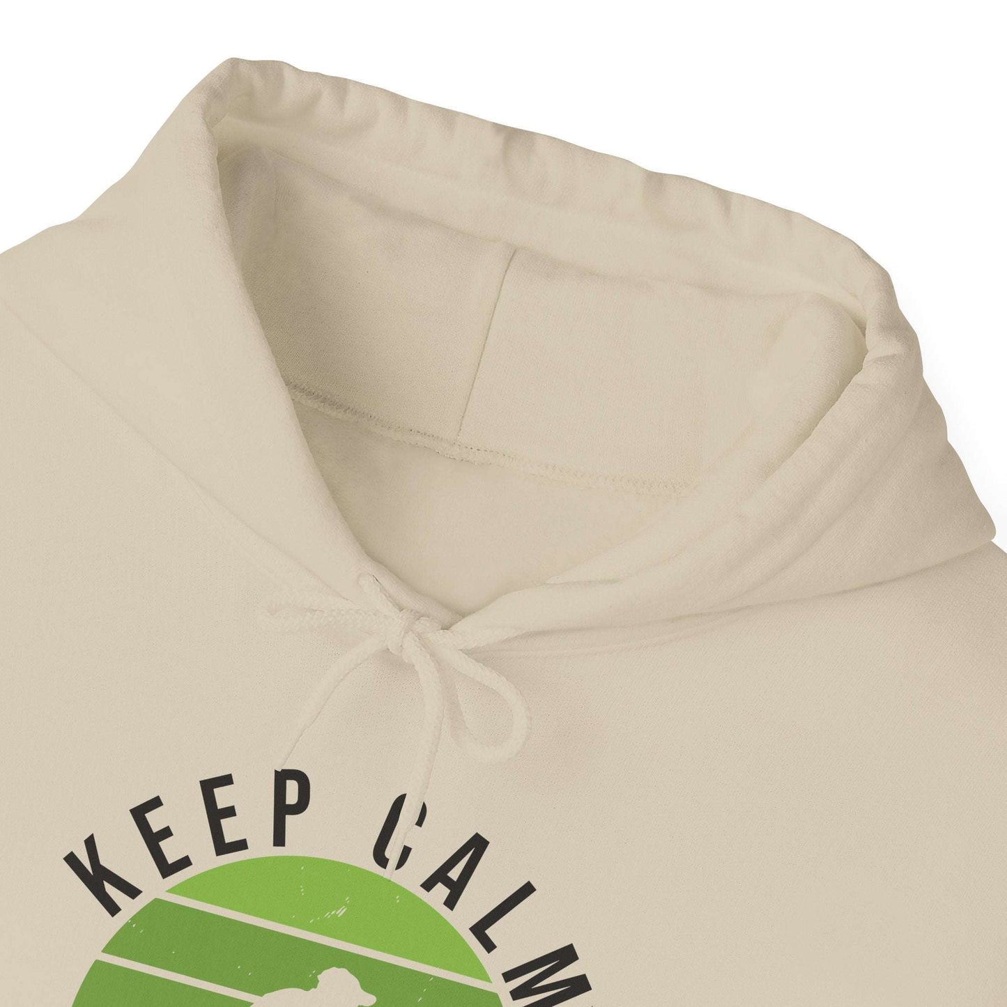 Men's Comfy Pickleball Hoodie - Keep Calm and Play