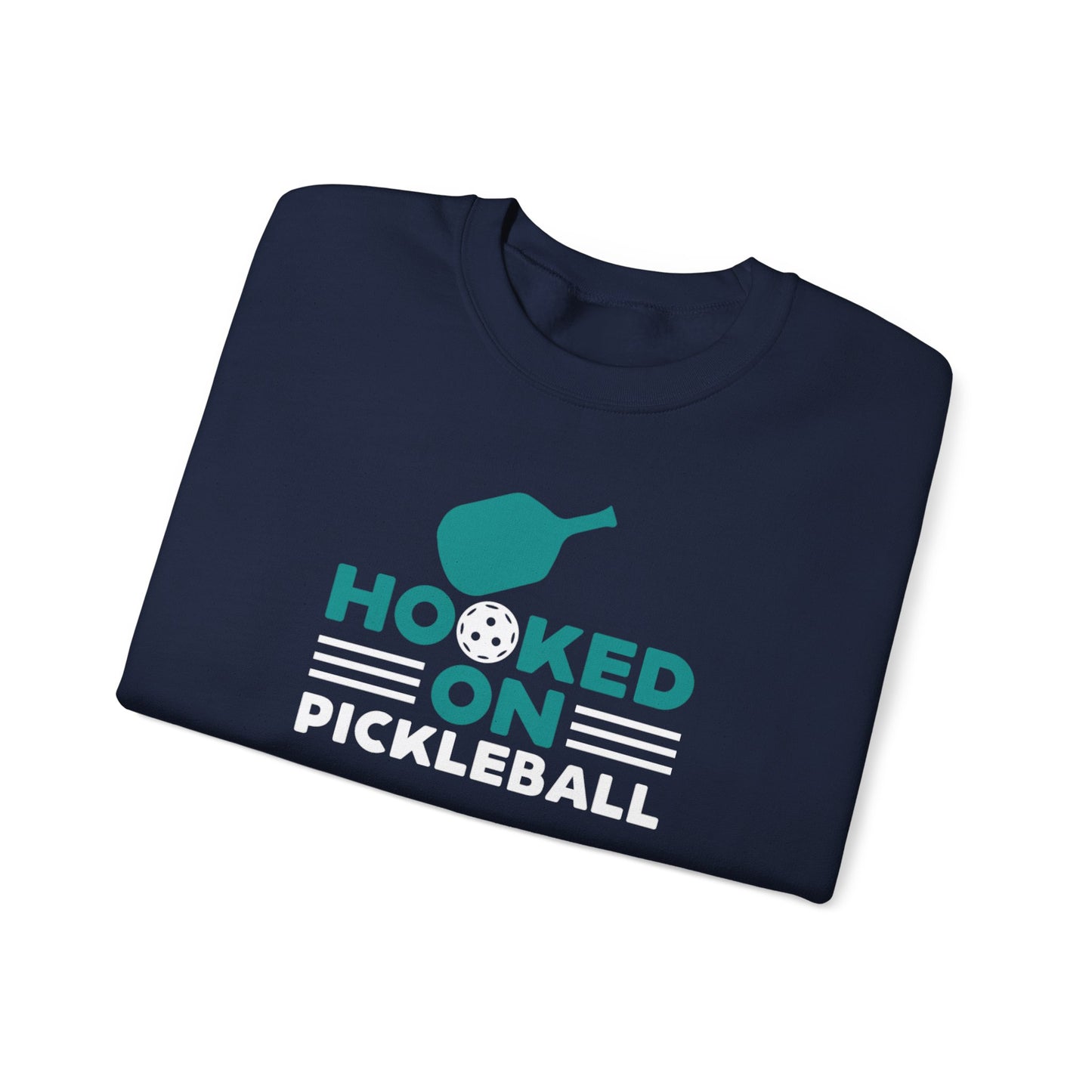 Men's Cool Pickleball Sweatshirt - Hooked on Pickleball