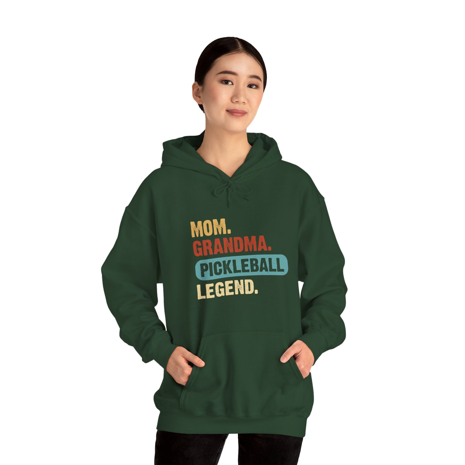 Women's Soft Pickleball Hoodie - Mom Grandma Pickleball Legend