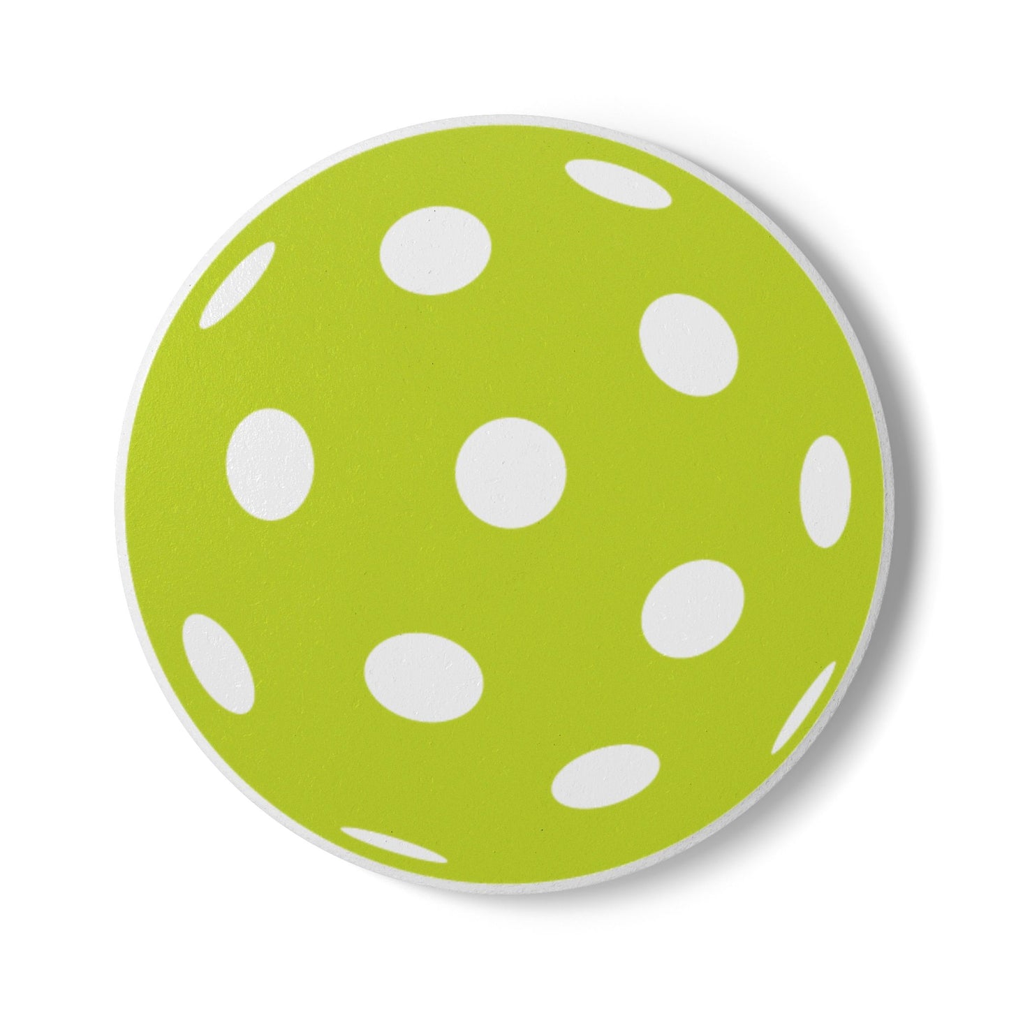 Funny Pickleball Ceramic Coaster - Ball One size