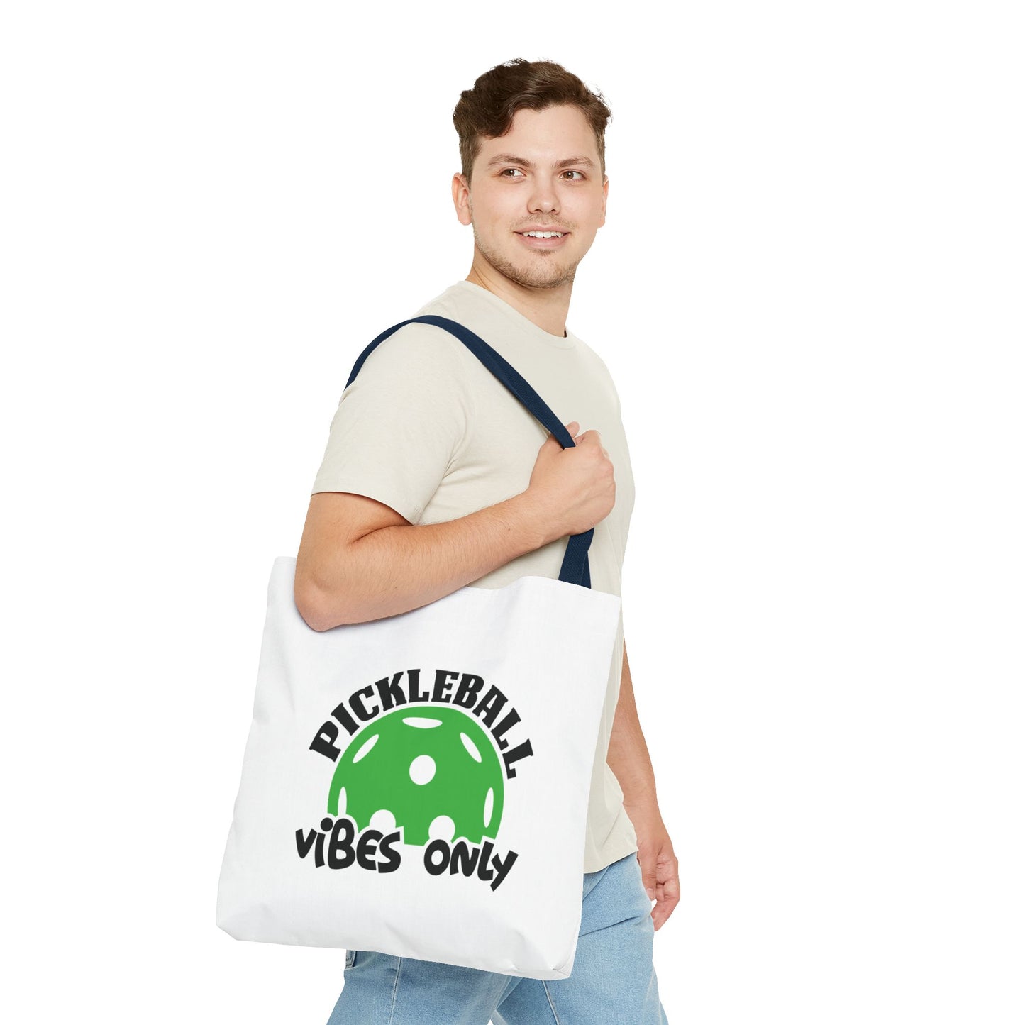 Pickleball Durable Tote Bag - Pickleball Vibes Only