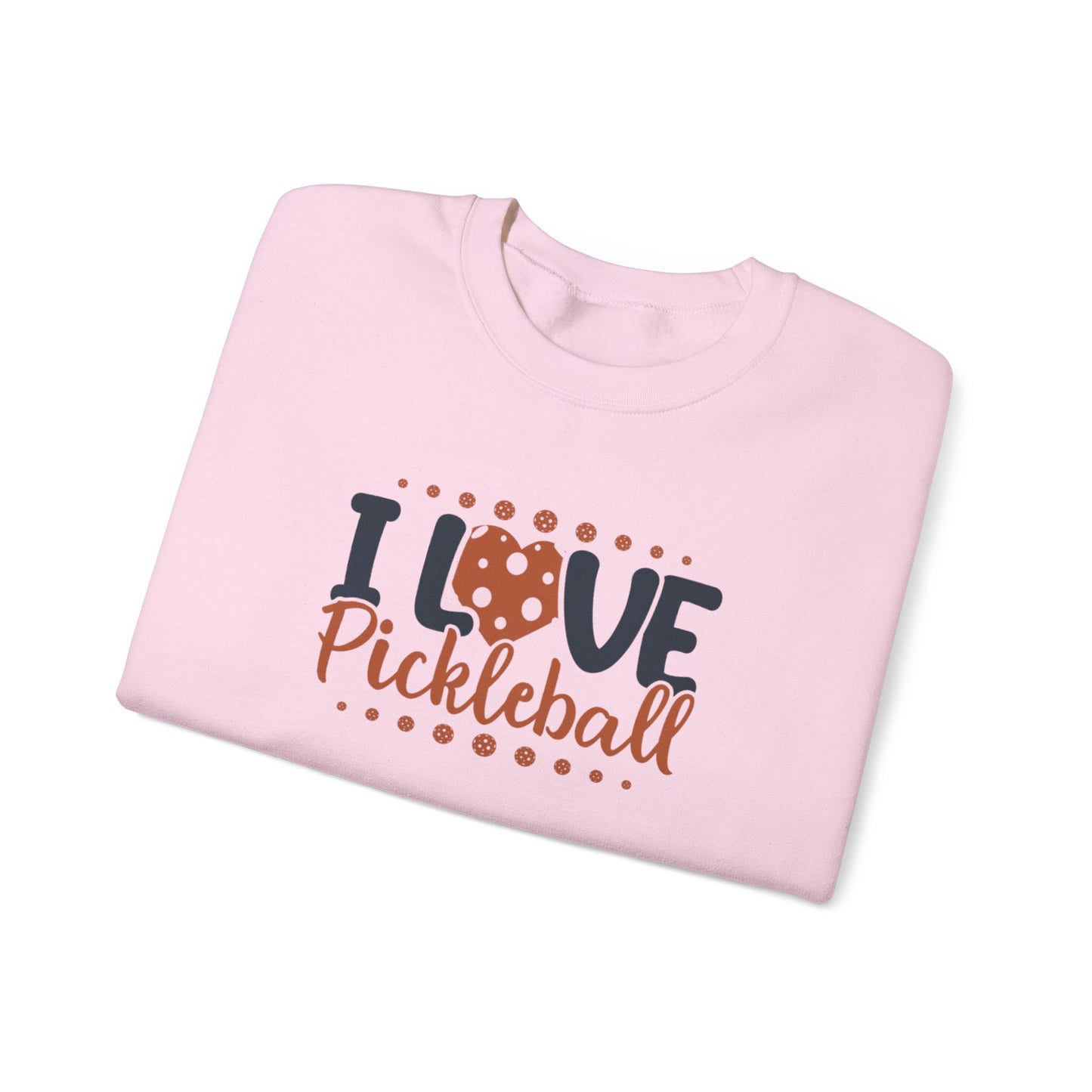 Women's Cute Pickleball Sweatshirt - I Love Pickleball