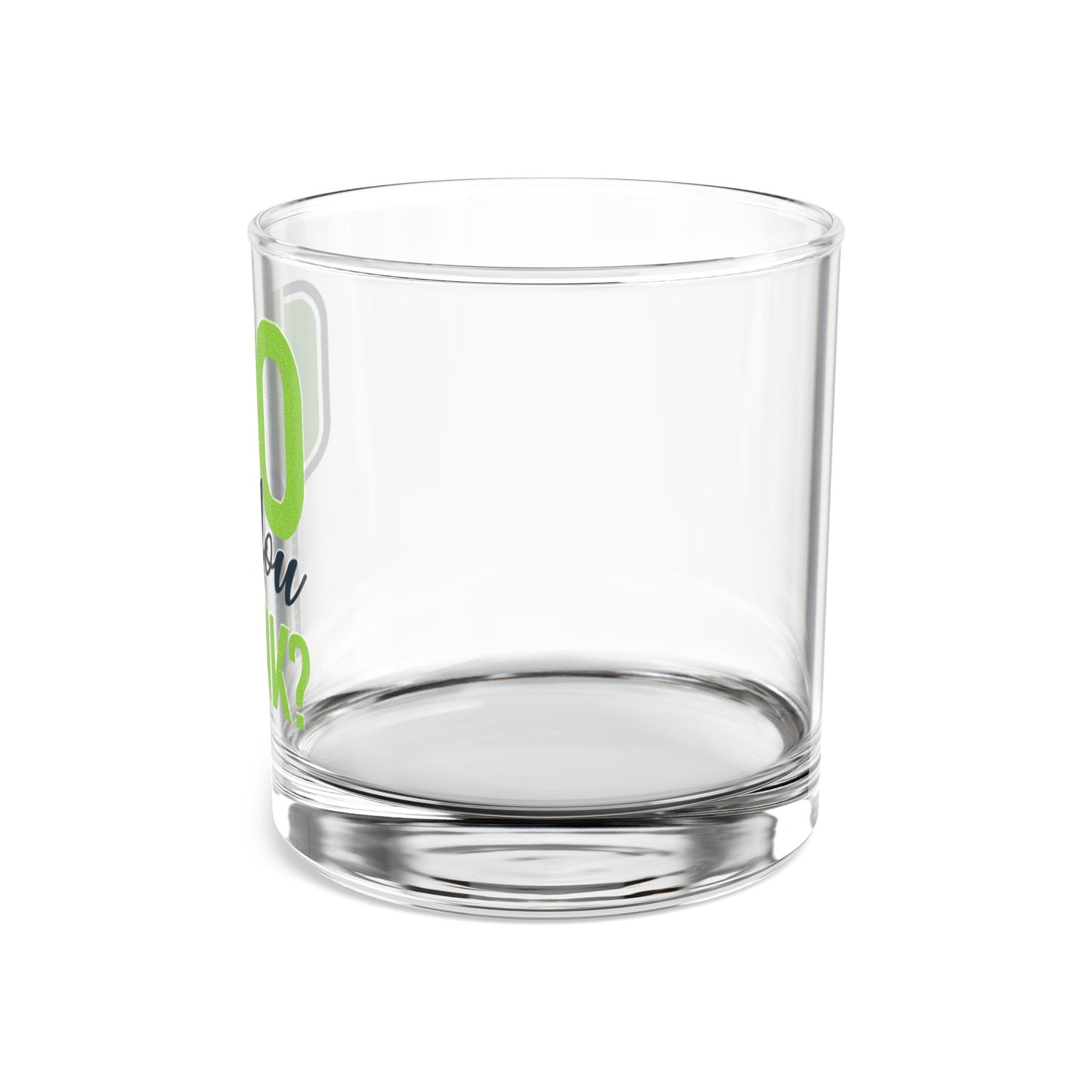 Pickleball Stylish Rocks Glass - Do You Dink?