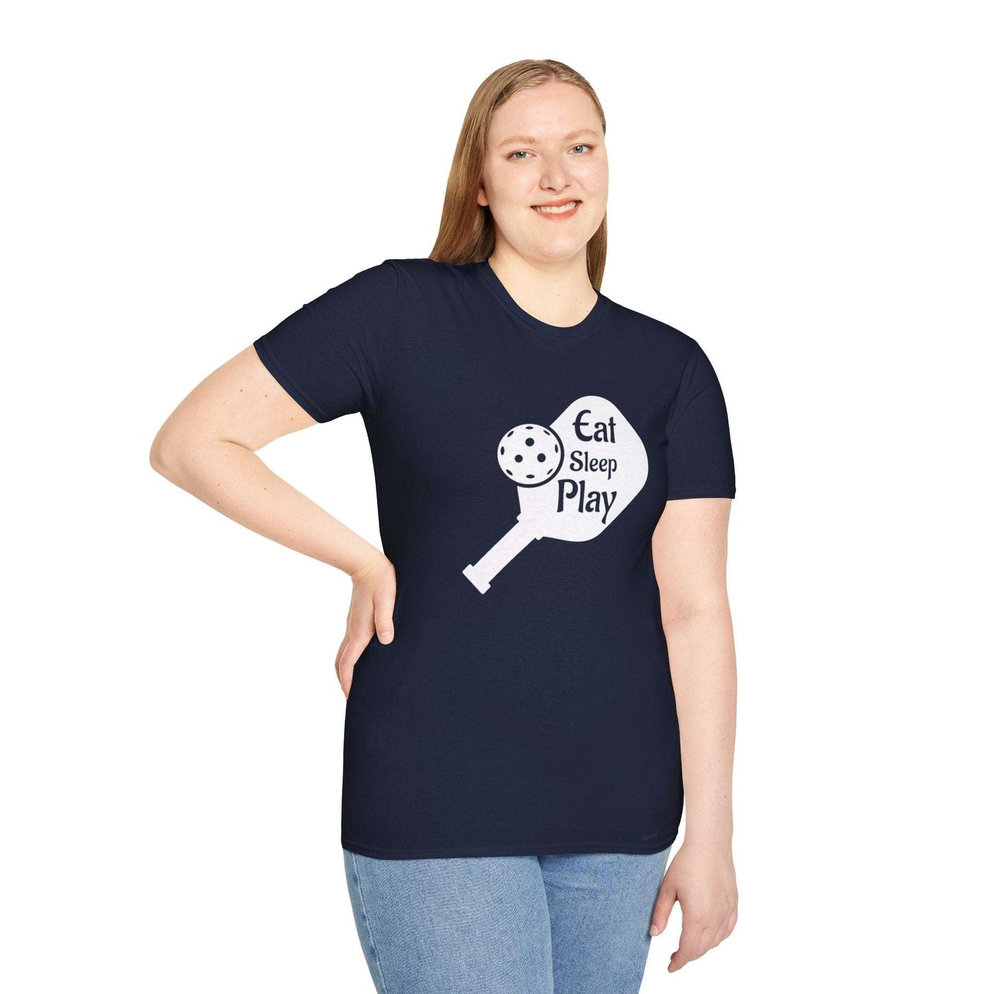 Women's Lightweight Pickleball T-shirt - Eat Sleep Play