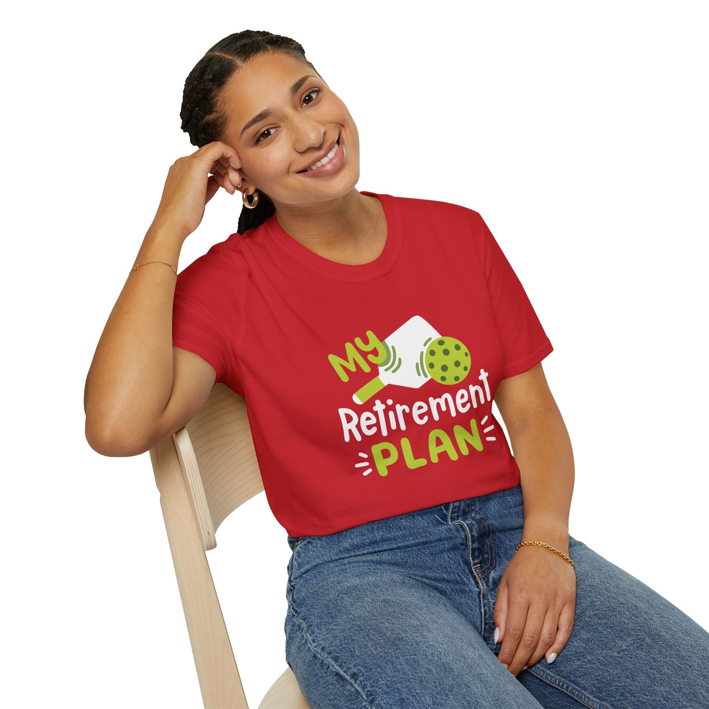 Women's Fun Pickleball T-shirt - My Retirement Plan