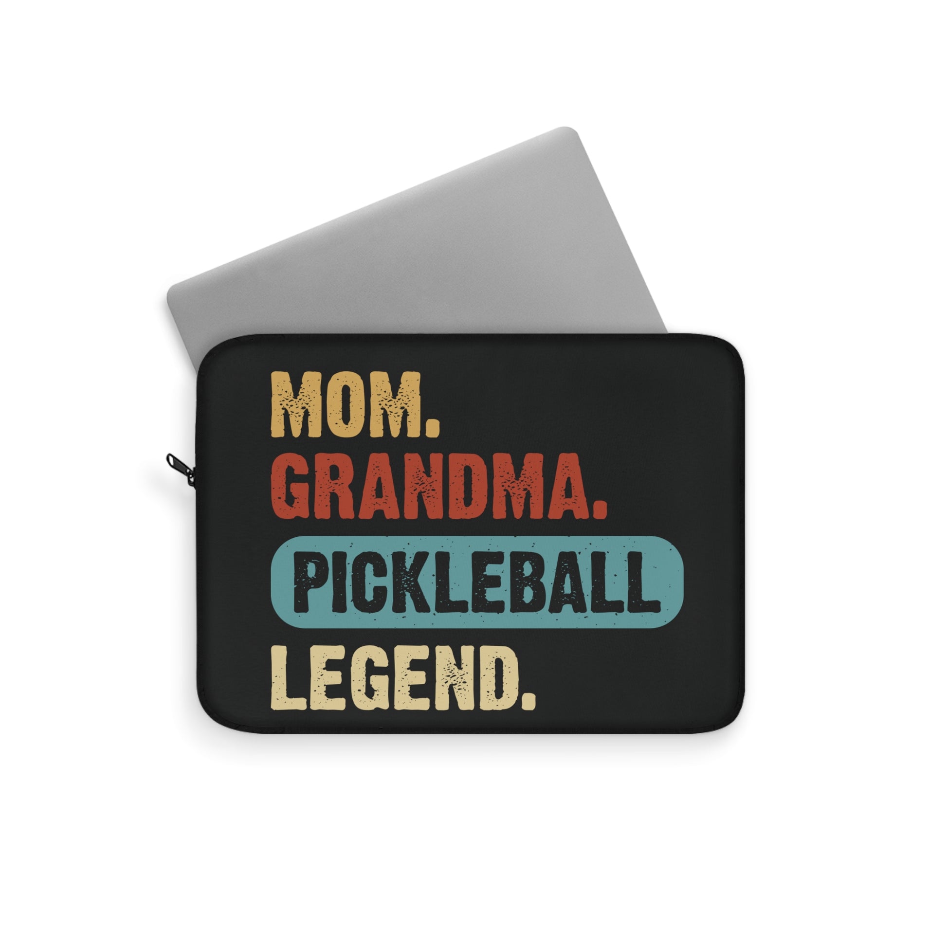 Pickleball Bold Laptop Sleeve - Mom Grandma Pickleball Legend