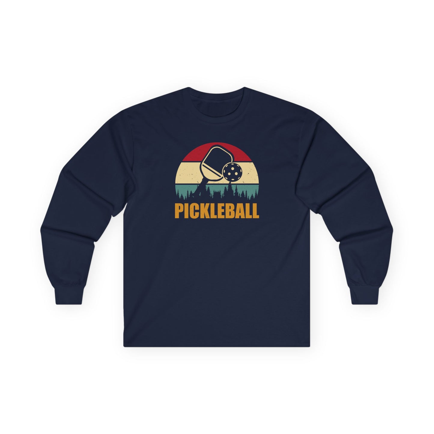 Men's Durable Pickleball Long Sleeves top - Pickleball Retro
