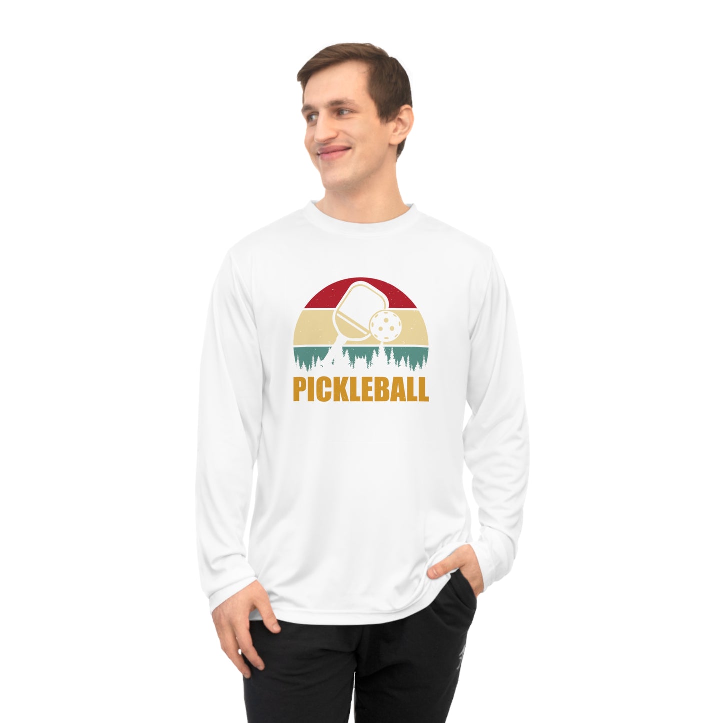 Men's Lightweight Pickleball Long Sleeves top - Pickleball Retro