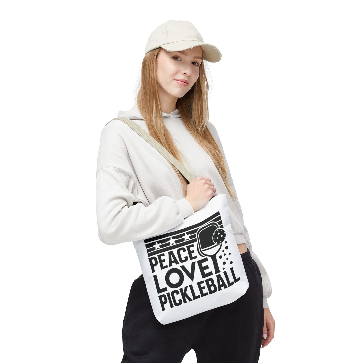 Pickleball Bold Tote Bag - Peace Love Pickleball