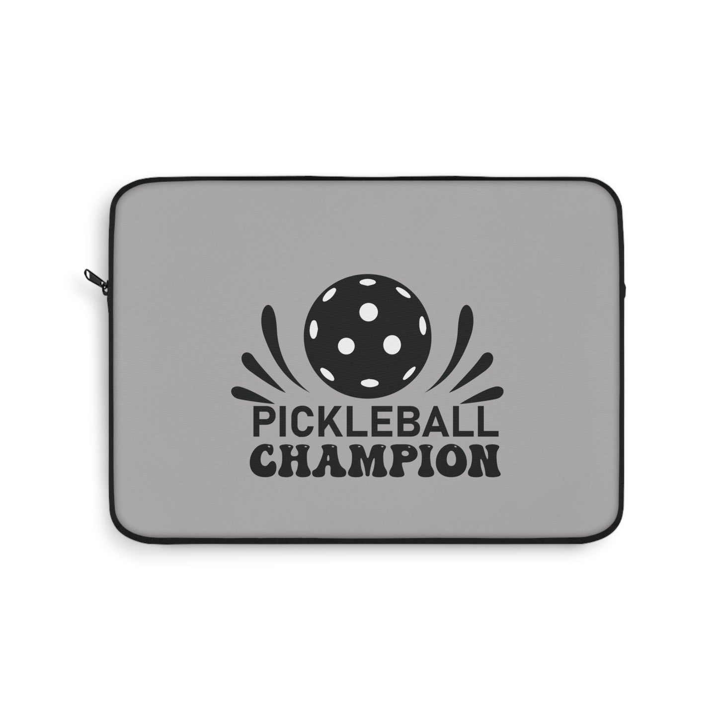 Pickleball Durable Laptop Sleeve - Pickleball Champion Grey
