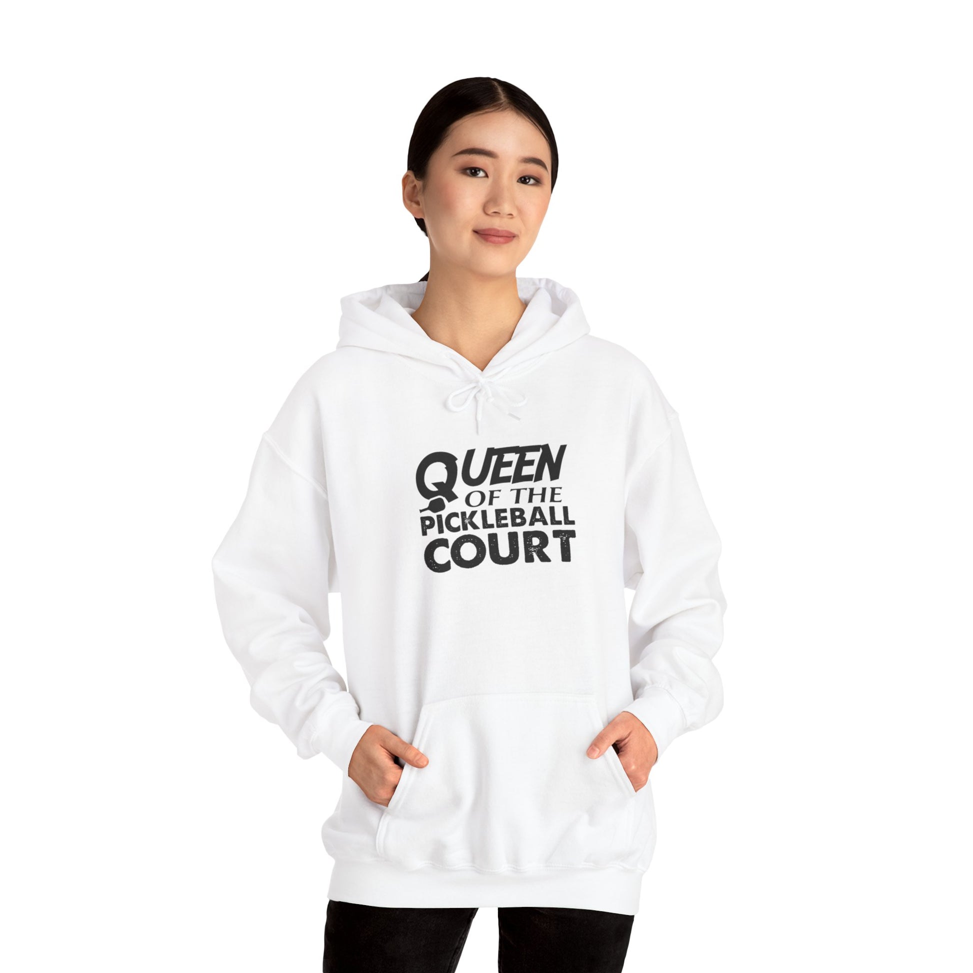 Women's Comfy Pickleball Hoodie - Queen of the Pickleball Court