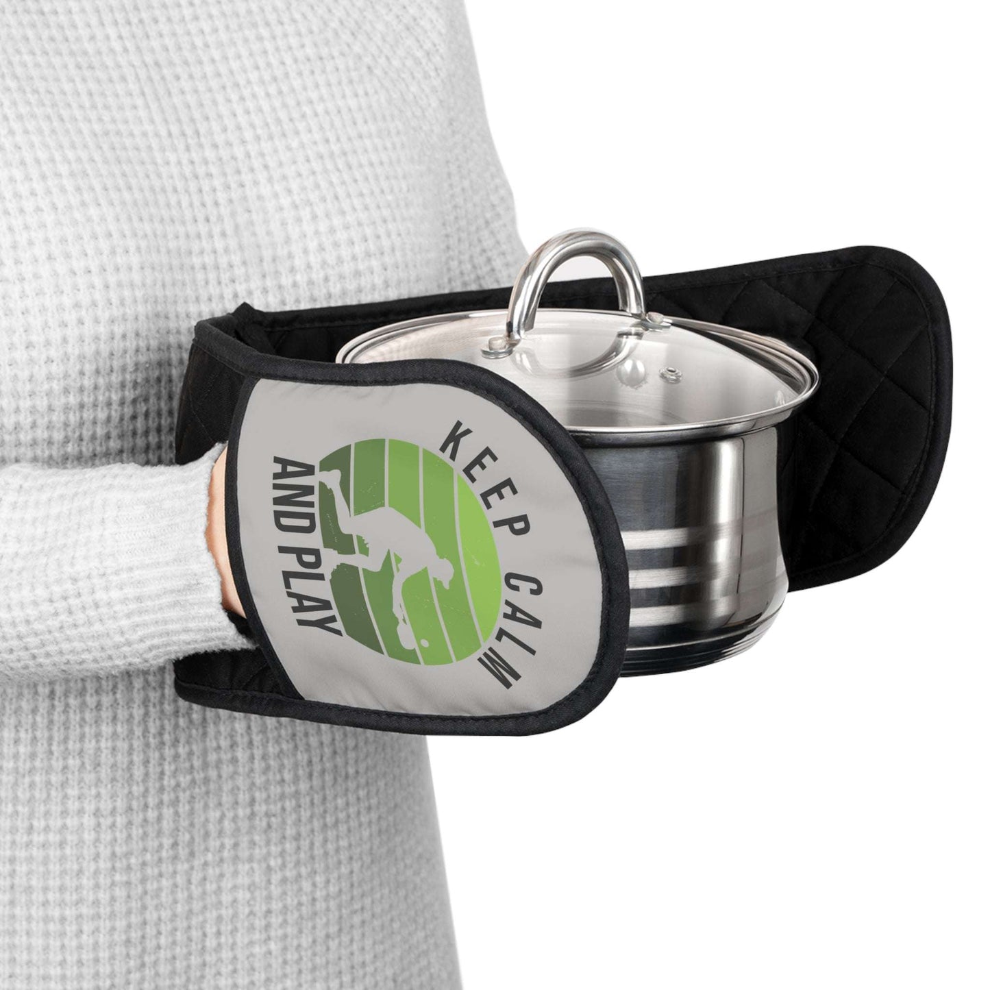 Pickleball Funny Oven Mitts - Keep Calm and Play