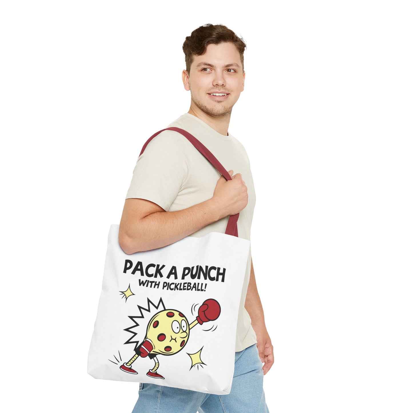 Pickleball Stylish Tote Bag - Pack a Punch with Pickleball