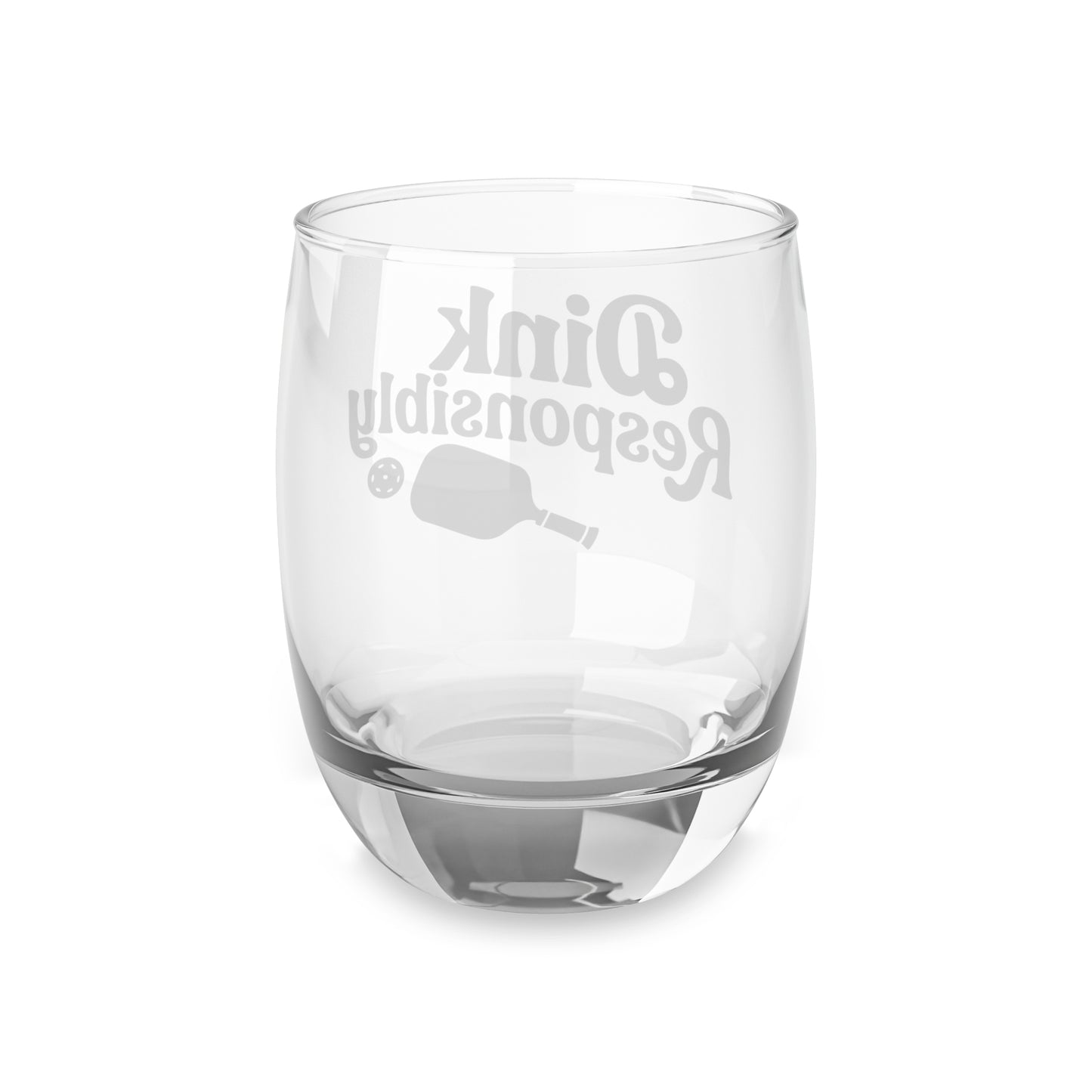 Pickleball Cool Whiskey Glass - Dink Responsibly