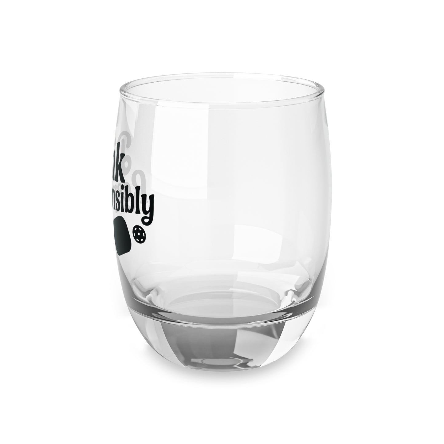 Pickleball Cool Whiskey Glass - Dink Responsibly
