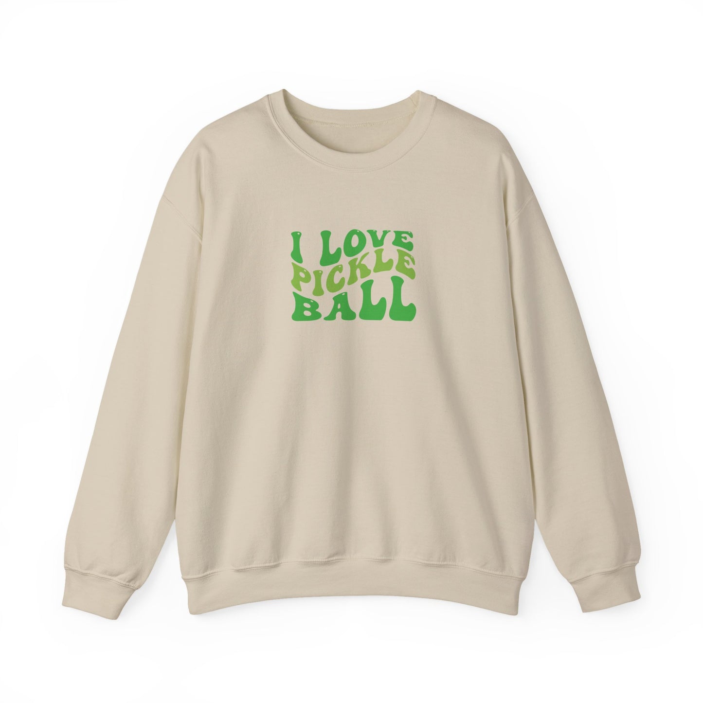 Men's Comfy Pickleball Sweatshirt - I Love Pickleball