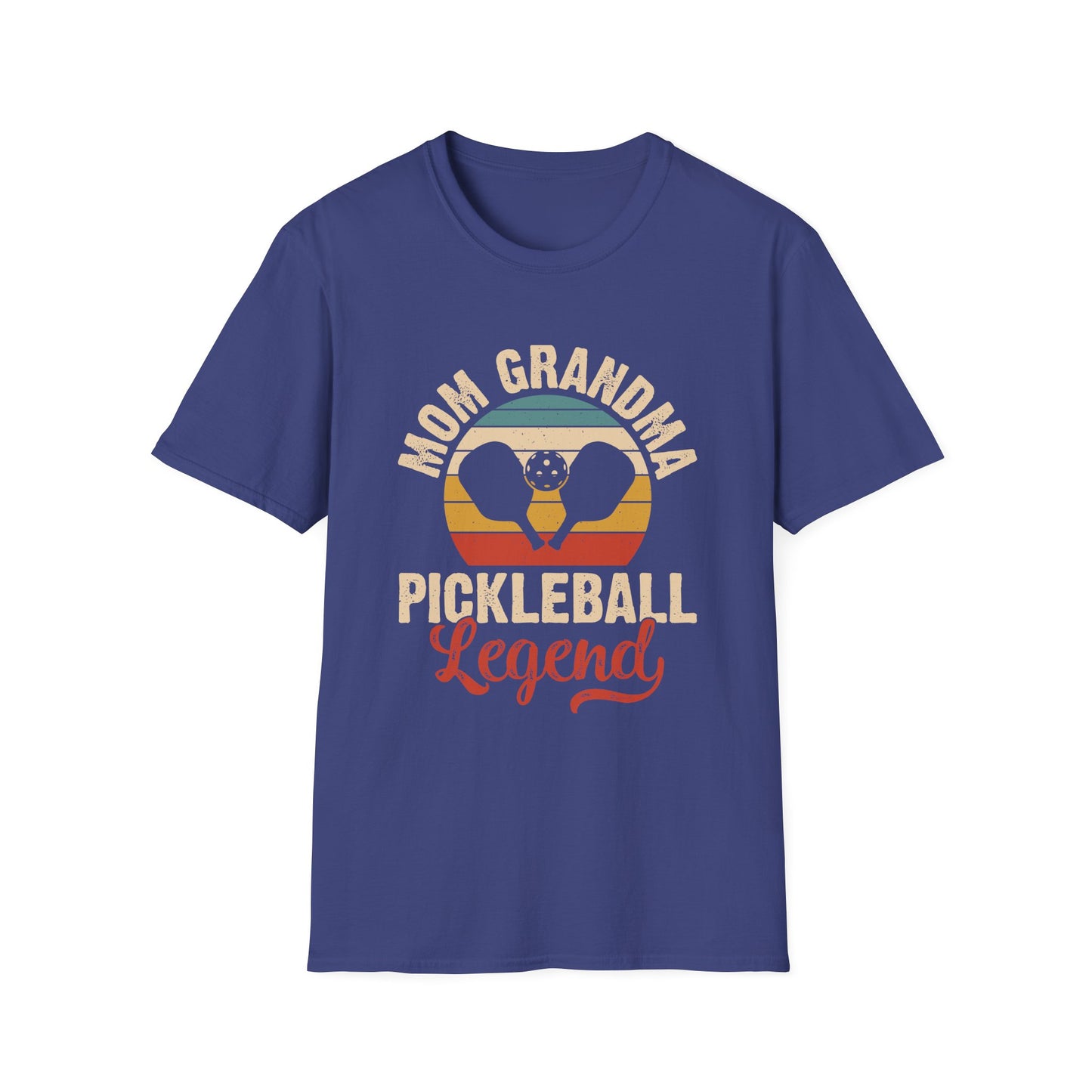 Women's Funny Pickleball T-Shirt - Mom Grandma Pickleball Legend Blue