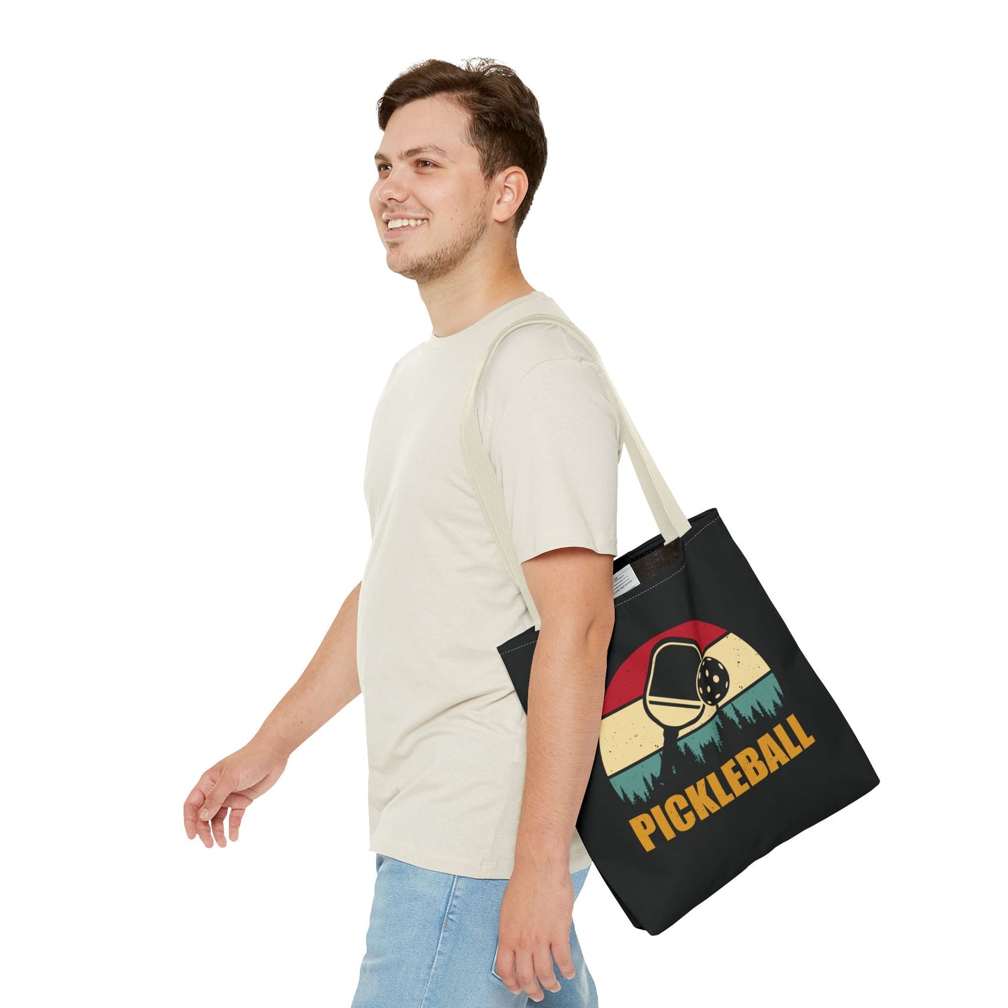 Pickleball Cool Tote Bag - Pickleball Retro