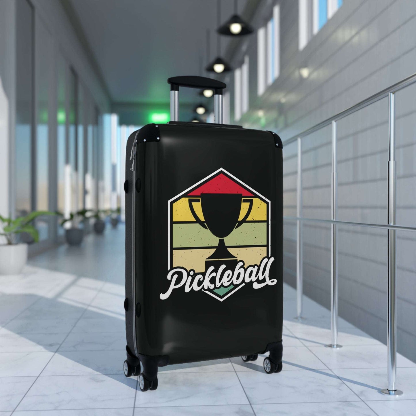 Pickleball Cool Suitcase - Pickleball Retro