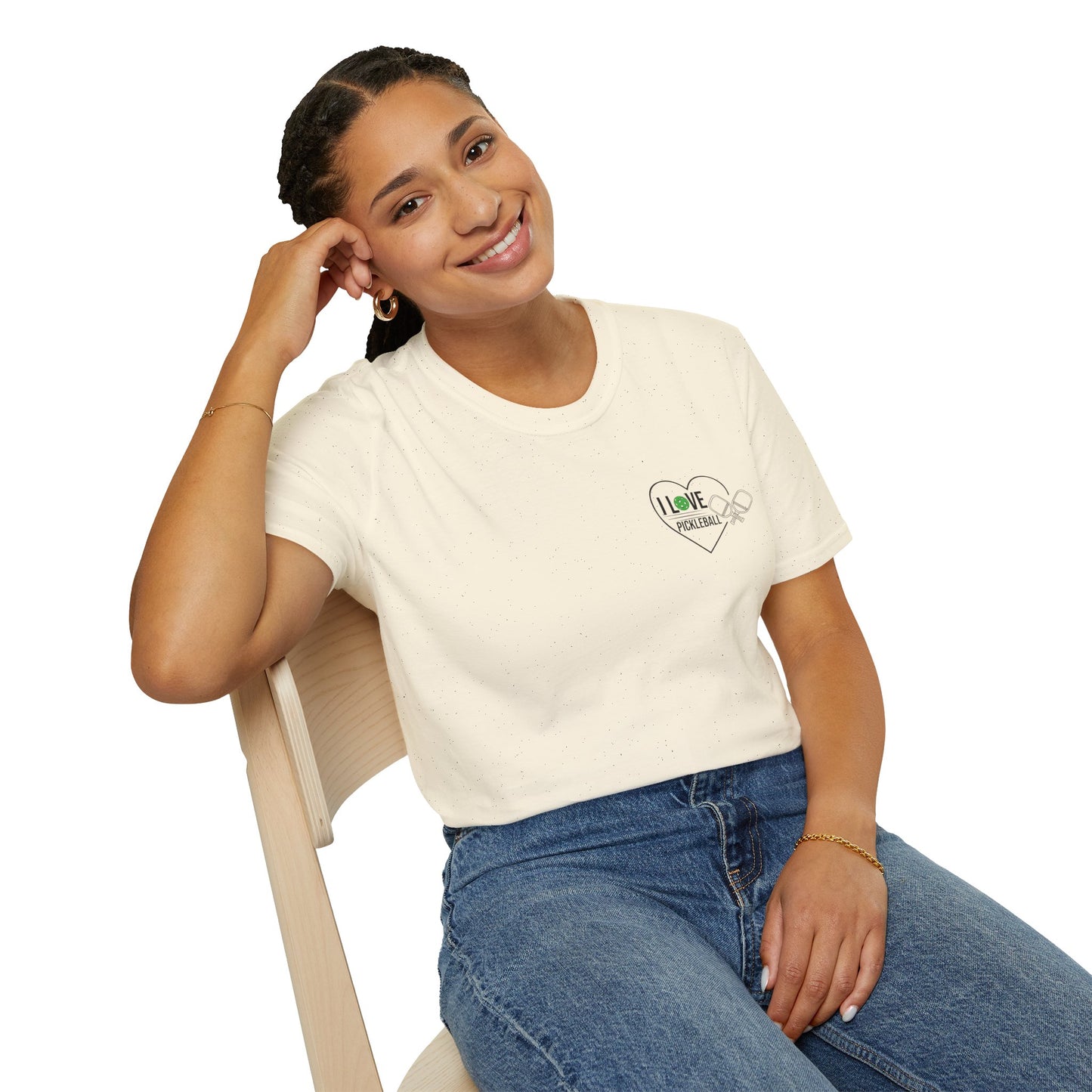 Women's Cute Pickleball T-shirt - Paddle Battle