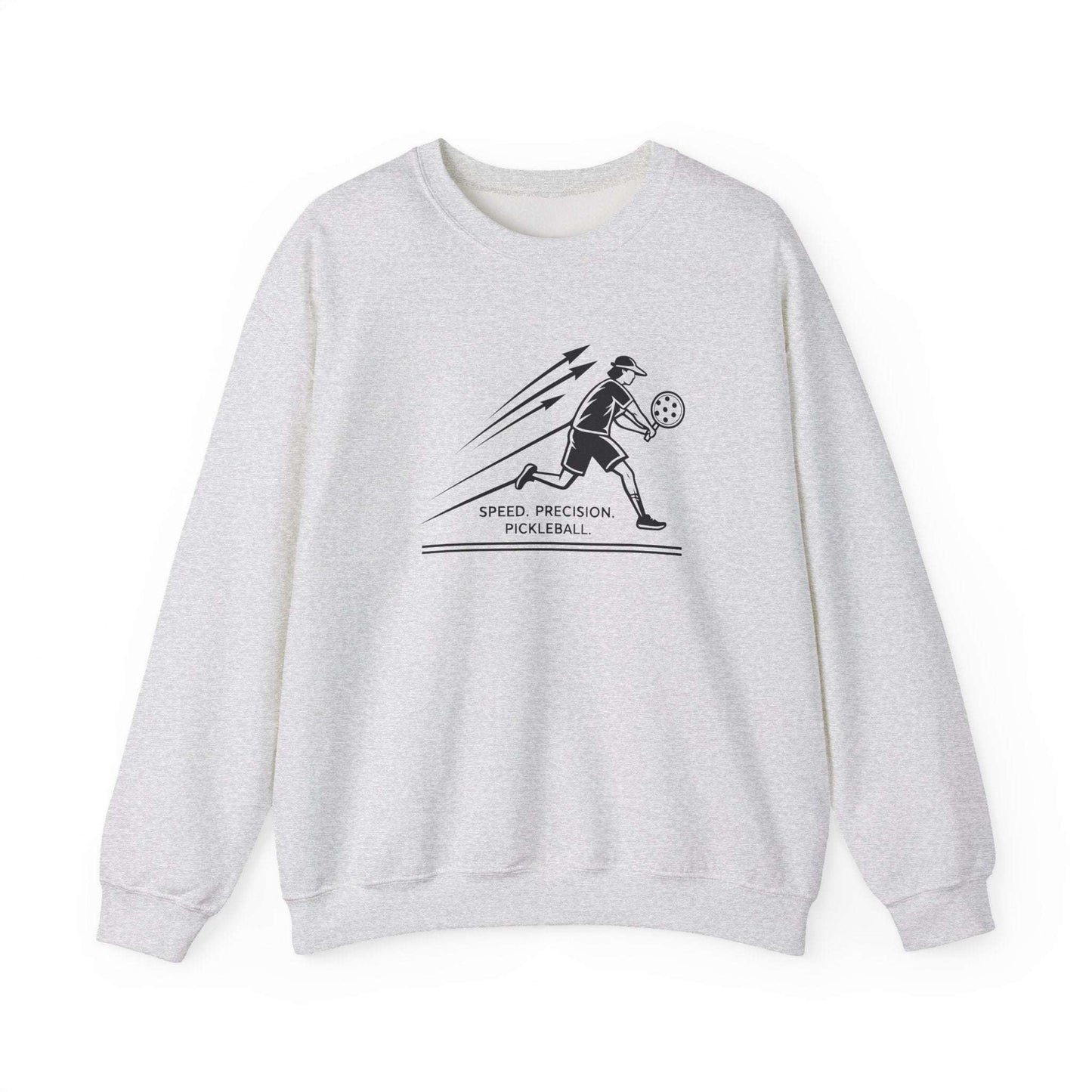 Men's Comfy Pickleball Sweatshirt - Speed. Precision. Pickleball. Gray