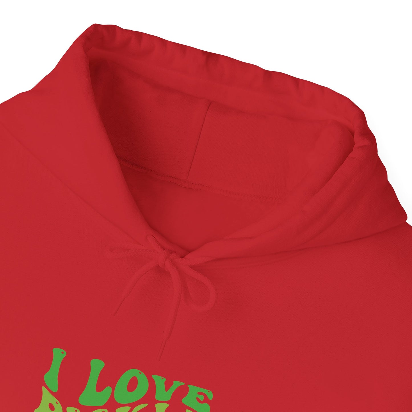 Men's Stylish Pickleball Hoodie - I Love Pickleball