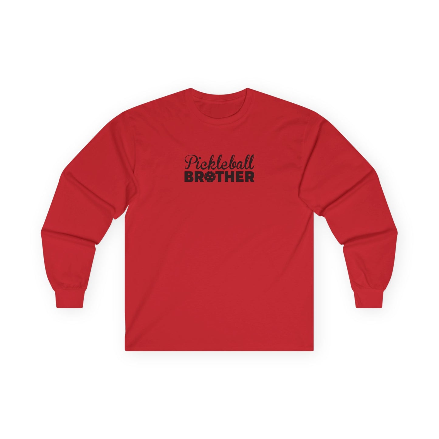 Men's Unique Pickleball Long Sleeves top - Pickleball Brother Red