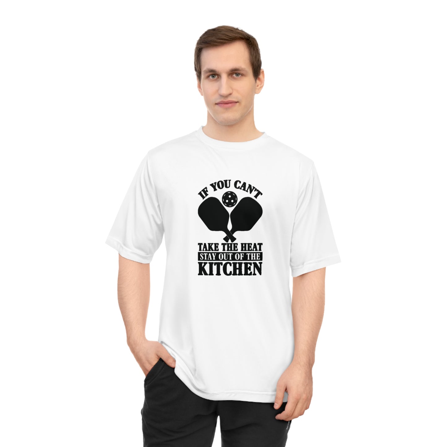 Men's Fun Pickleball T-shirt - If You Can't Take the Heat Stay Out