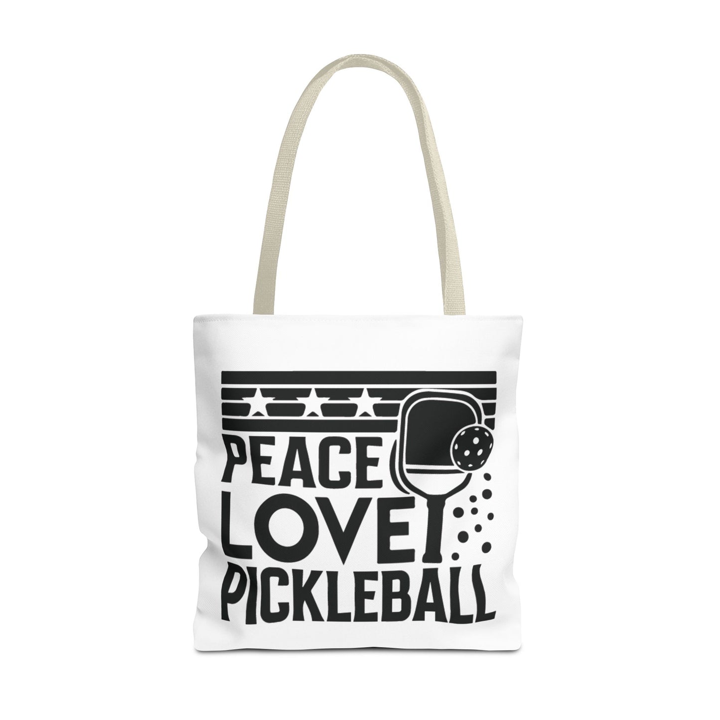 Pickleball Bold Tote Bag - Peace Love Pickleball