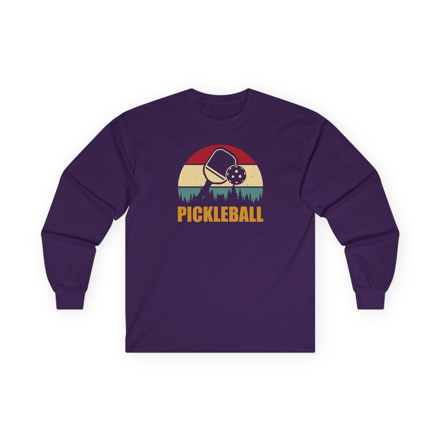 Men's Durable Pickleball Long Sleeves top - Pickleball Retro
