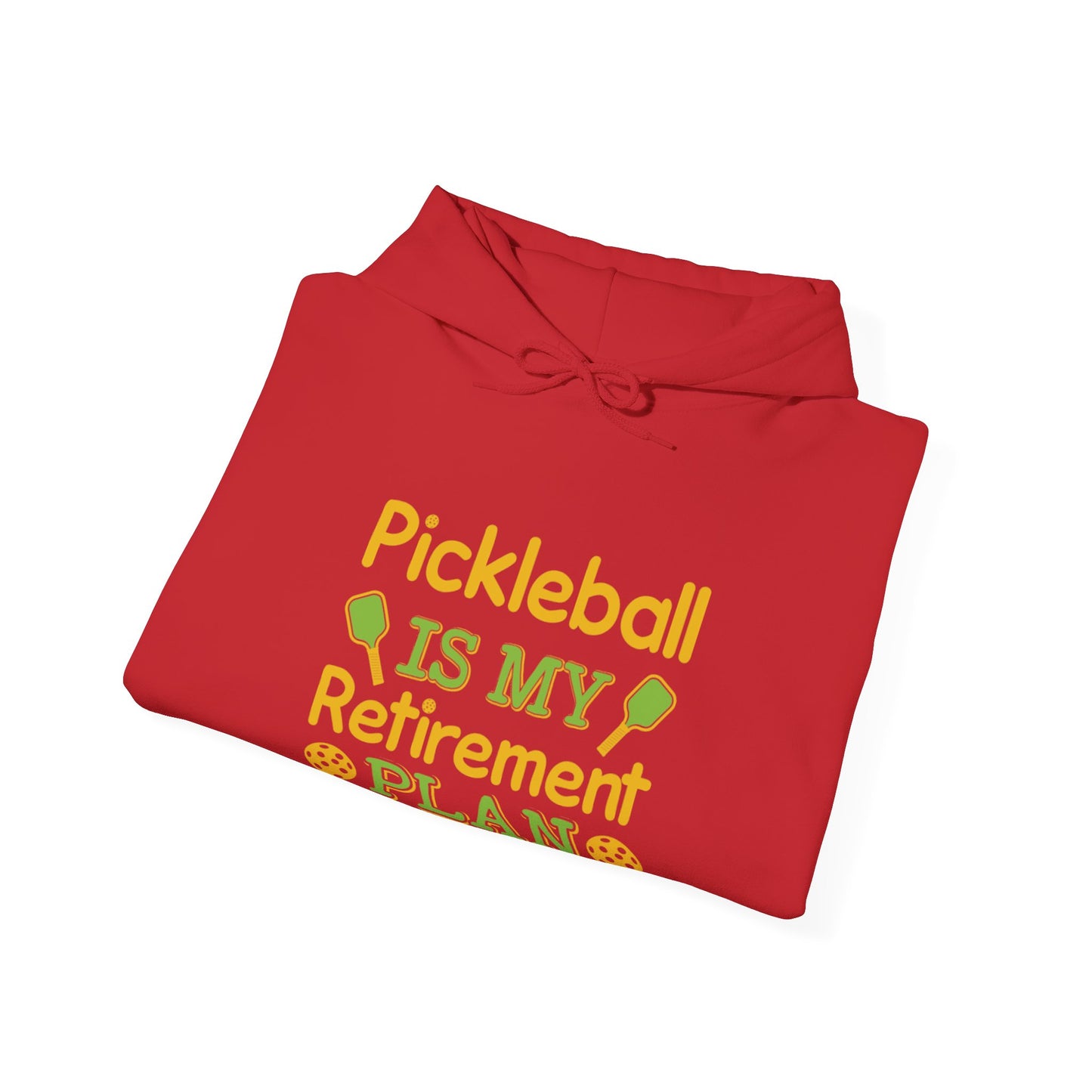 Men's Durable Pickleball Hoodie - Pickleball Is My Retirement Plan