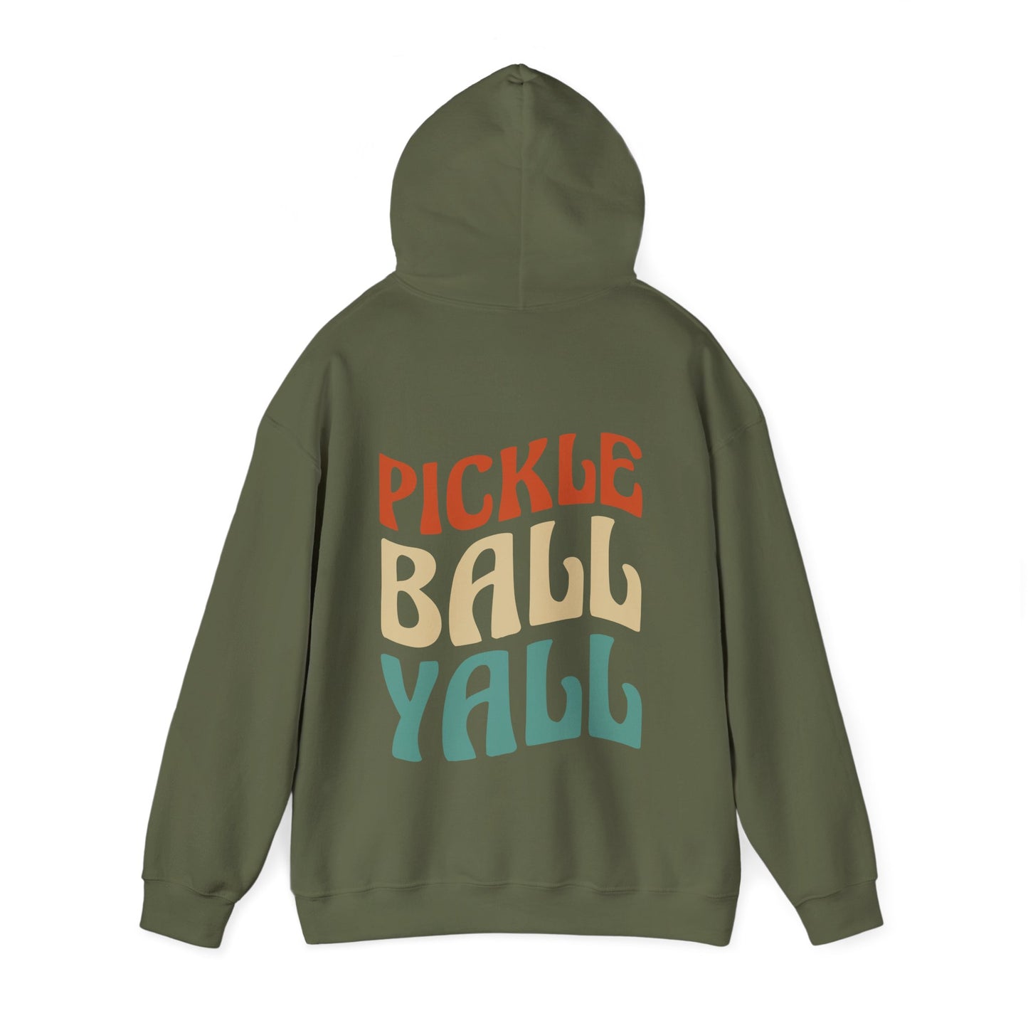 Men's Vibrant Pickleball Hoodie - Pickleball Yall