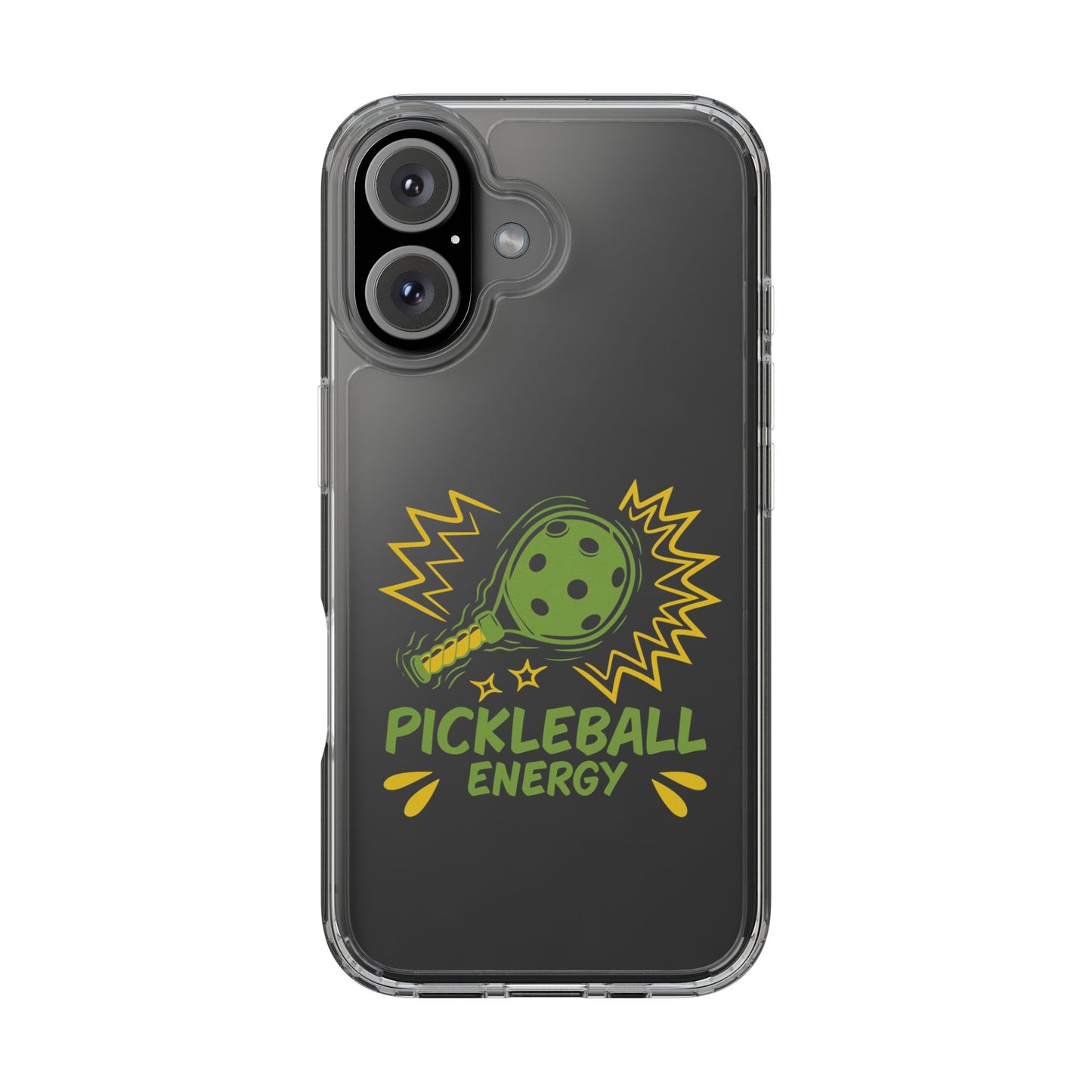 Pickleball Durable Phone case - Pickleball Energy Clear