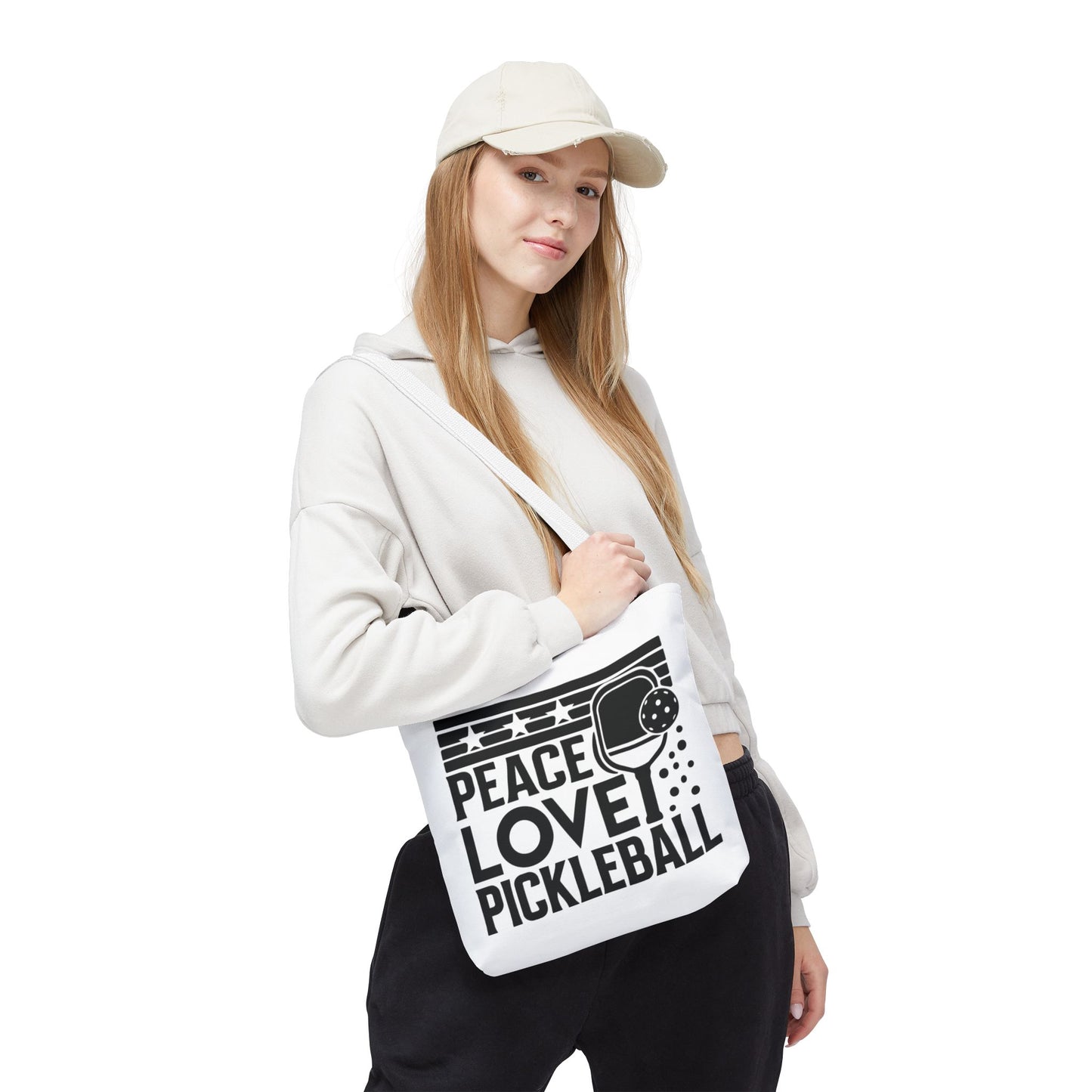 Pickleball Bold Tote Bag - Peace Love Pickleball