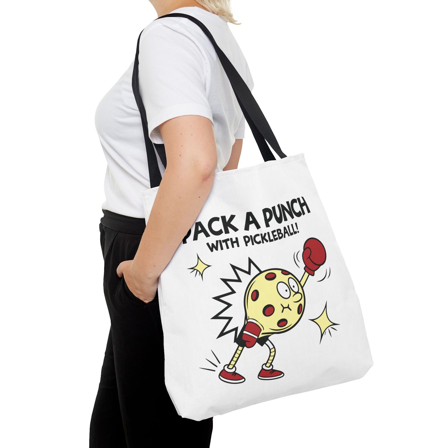 Pickleball Stylish Tote Bag - Pack a Punch with Pickleball