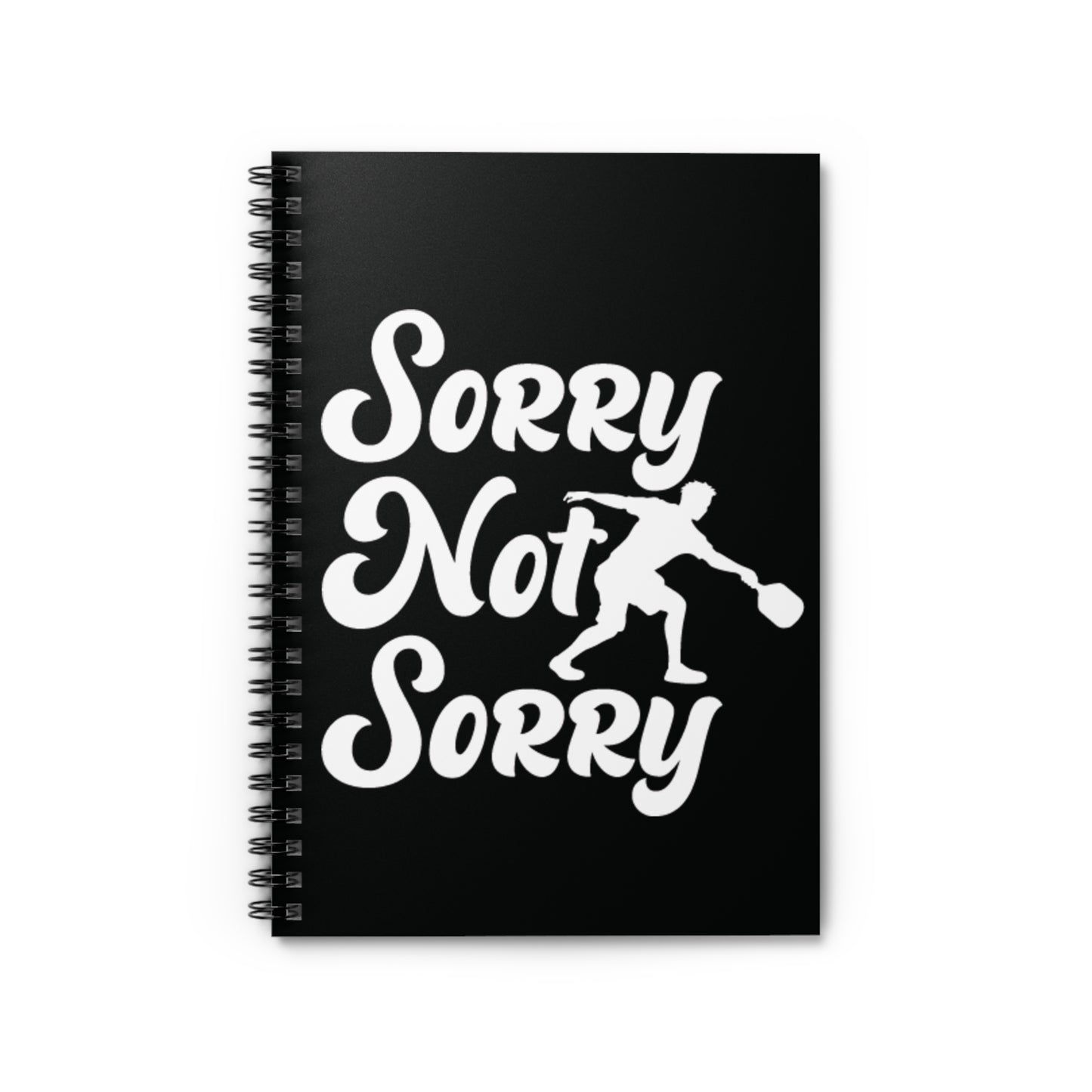 Pickleball Cool Notebook - Sorry Not Sorry