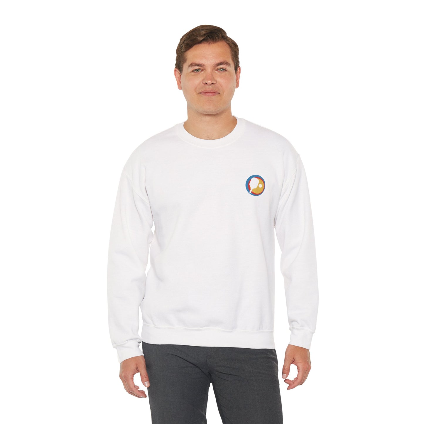 Men's Cool Pickleball Sweatshirt - Eat Sleep Pickleball Repeat Retro