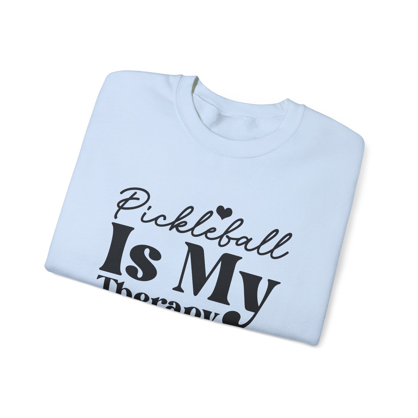 Women's Comfy Pickleball Sweatshirt - Pickleball Is My Therapy