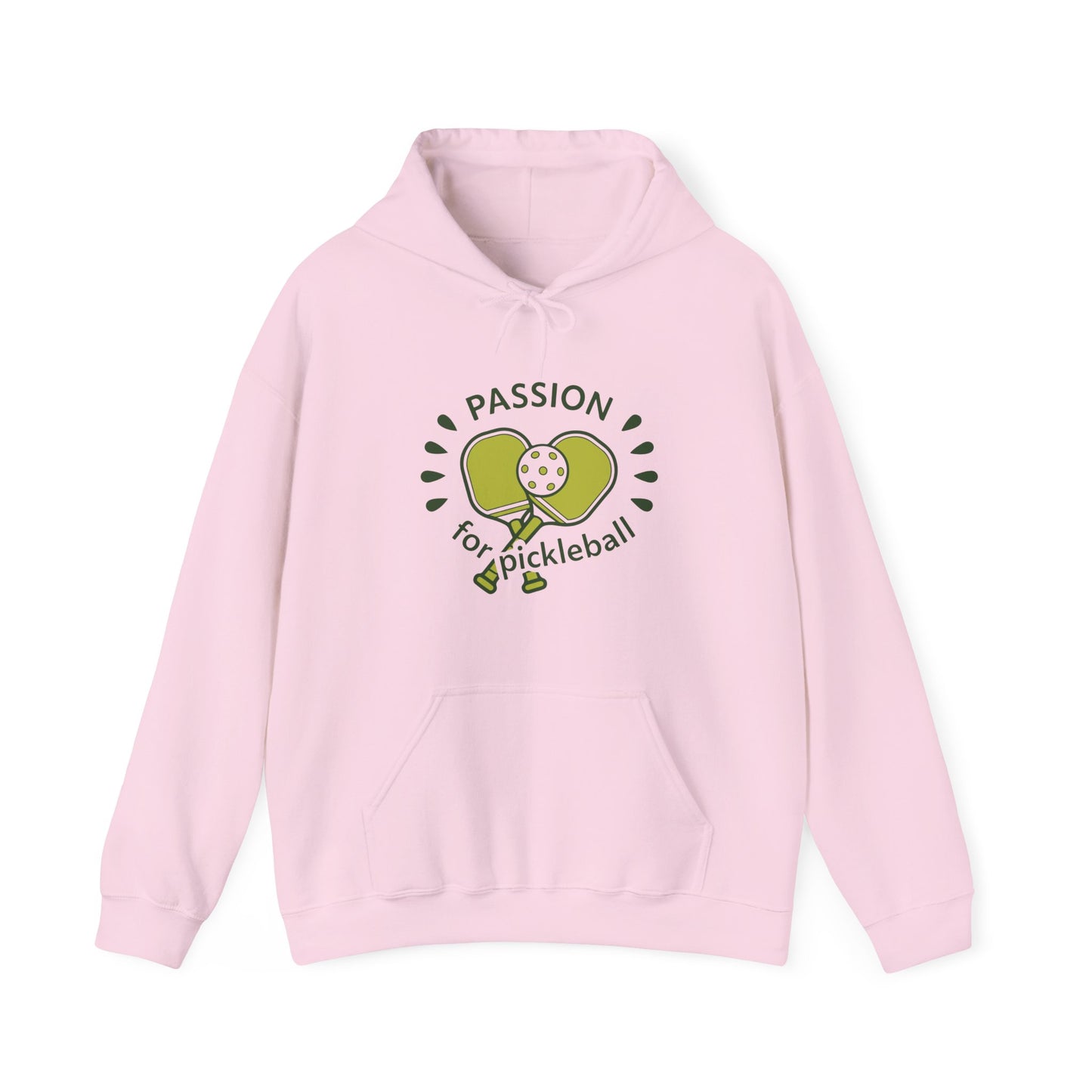 Women's Cute Pickleball Hoodie - Passion for Pickleball Pink