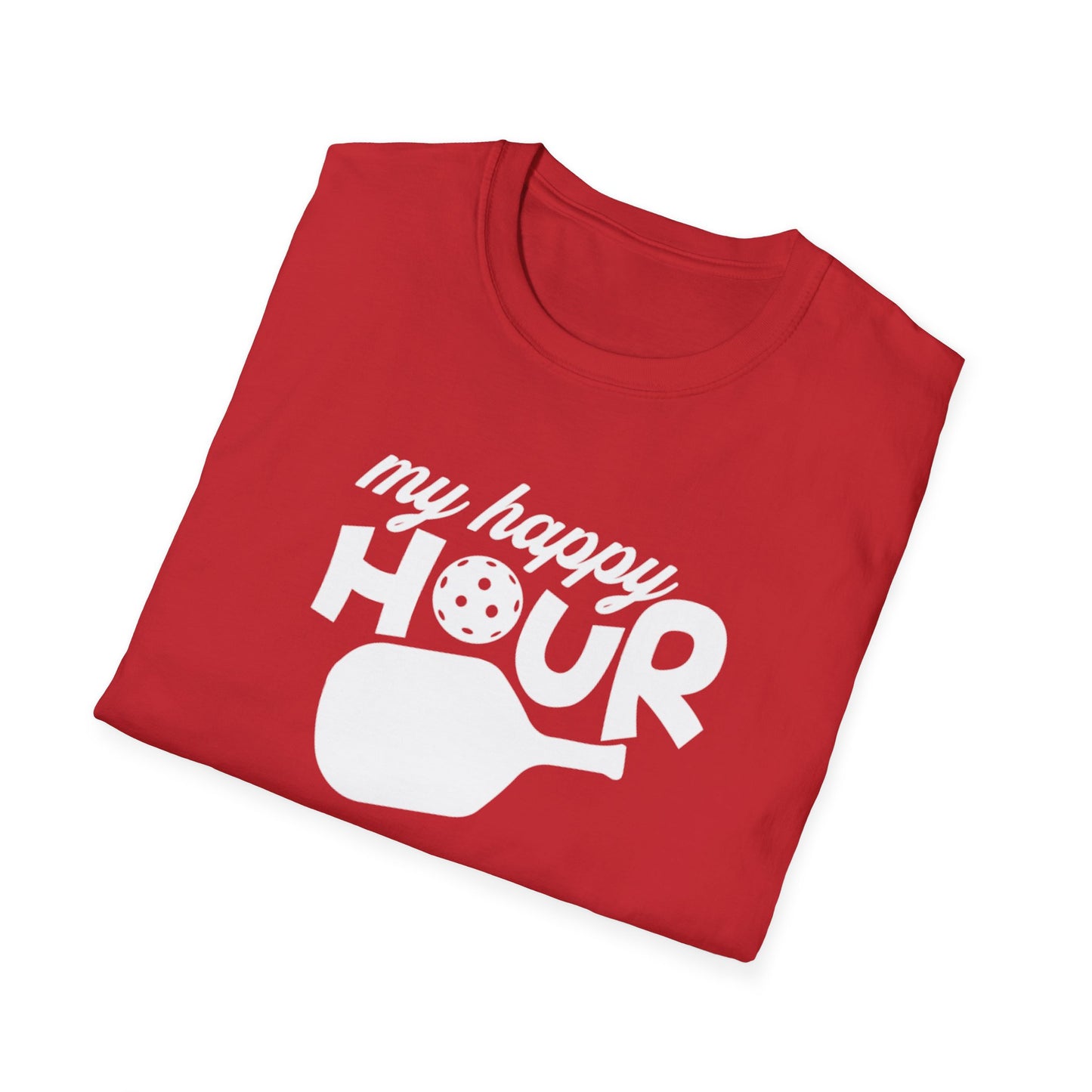 Men's Soft Pickleball T-shirt - My Happy Hour