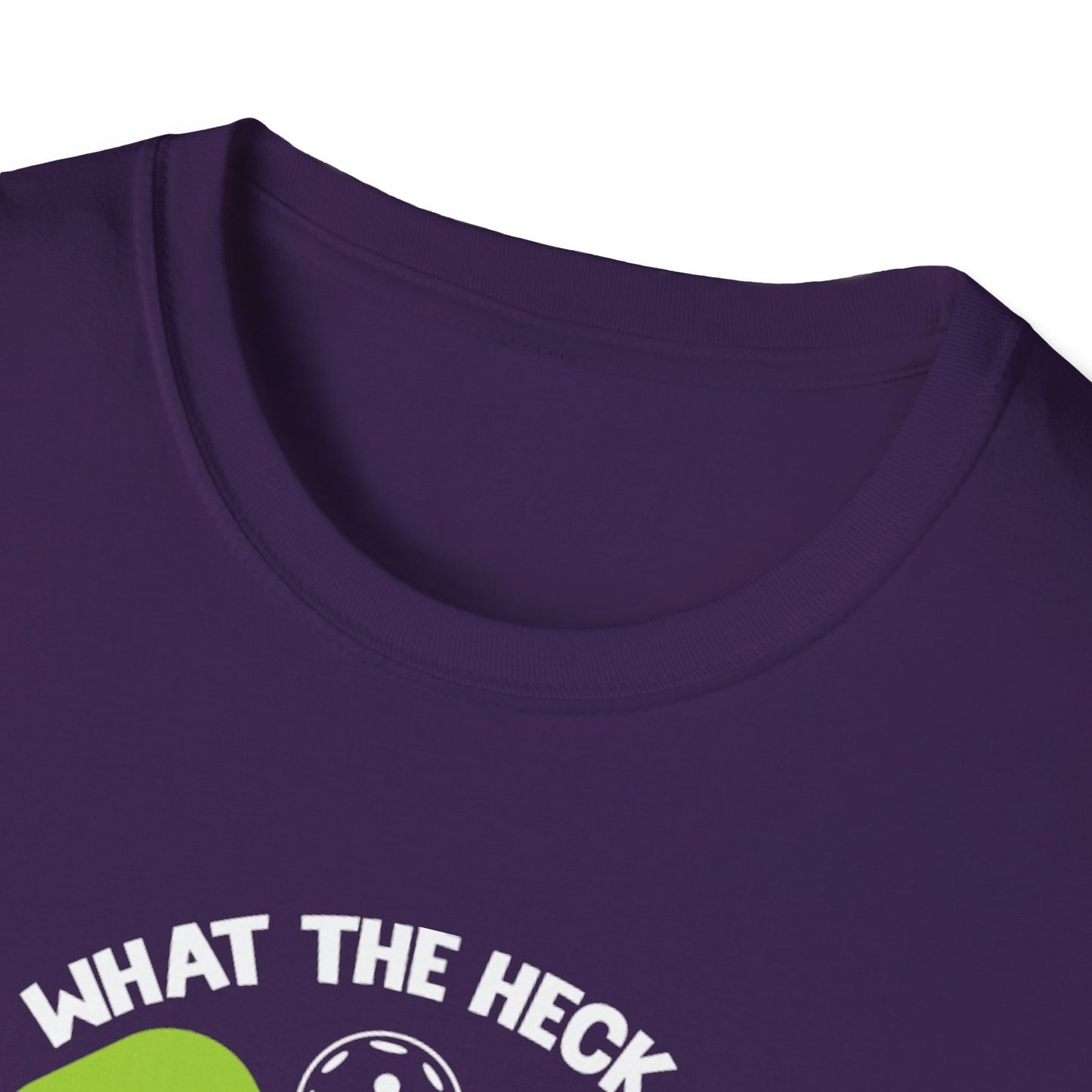 Men's Funny Pickleball T-shirt - What the Heck Is Pickleball?
