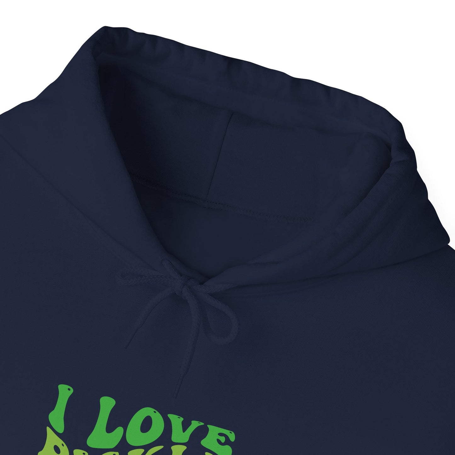 Men's Stylish Pickleball Hoodie - I Love Pickleball