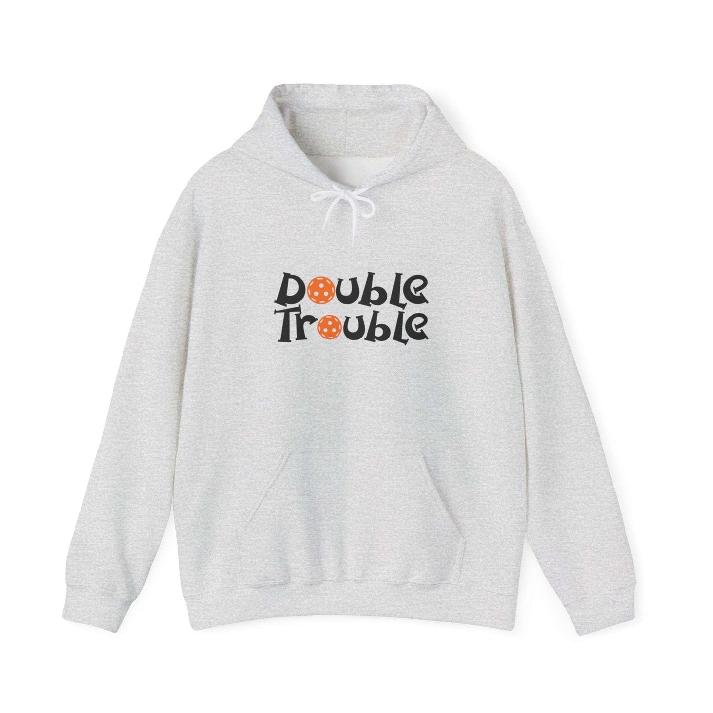 Men's Comfy Pickleball Hoodie - Double Trouble Gray